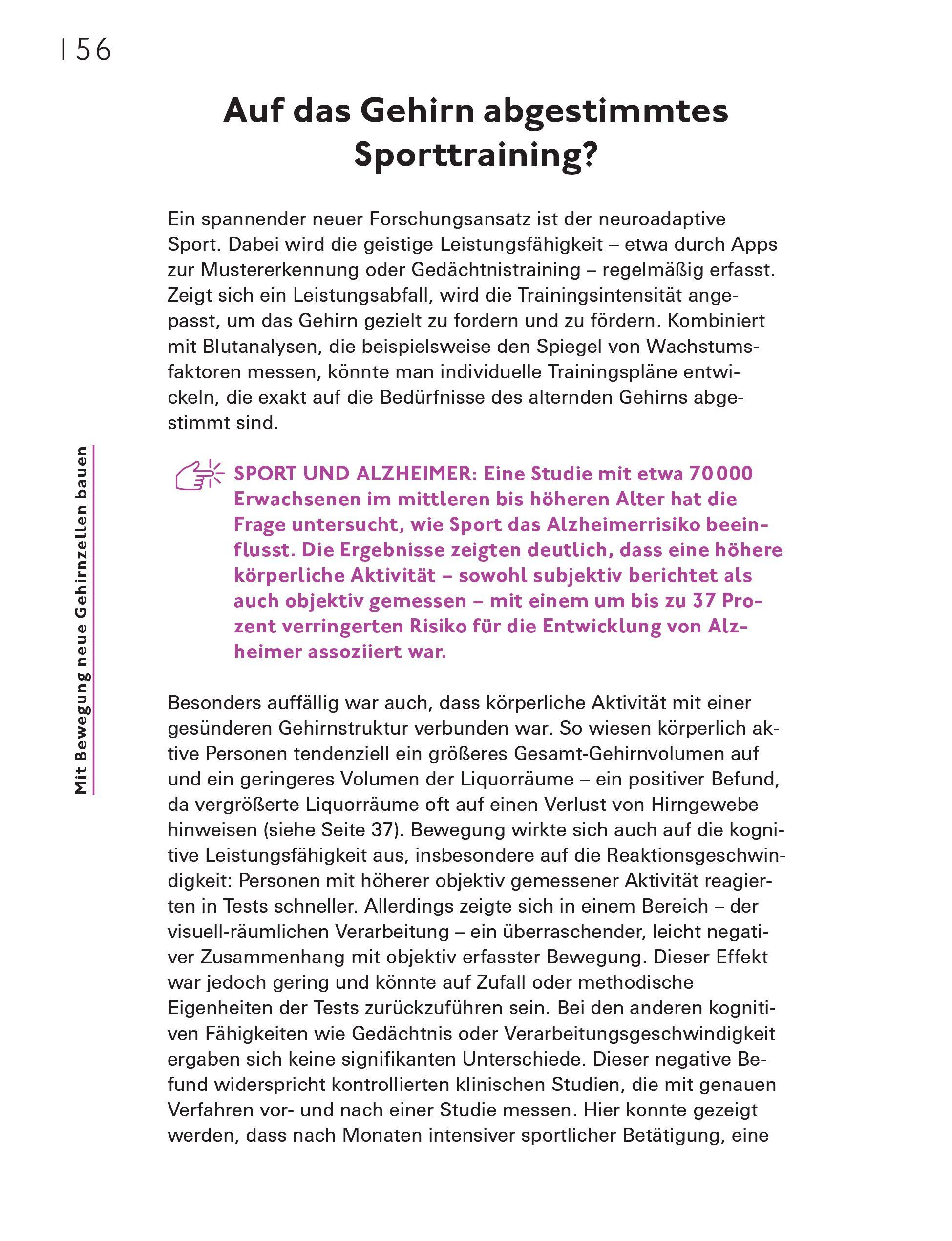 Beispielinhalt (Bild) Geistig fit bis ins hohe Alter