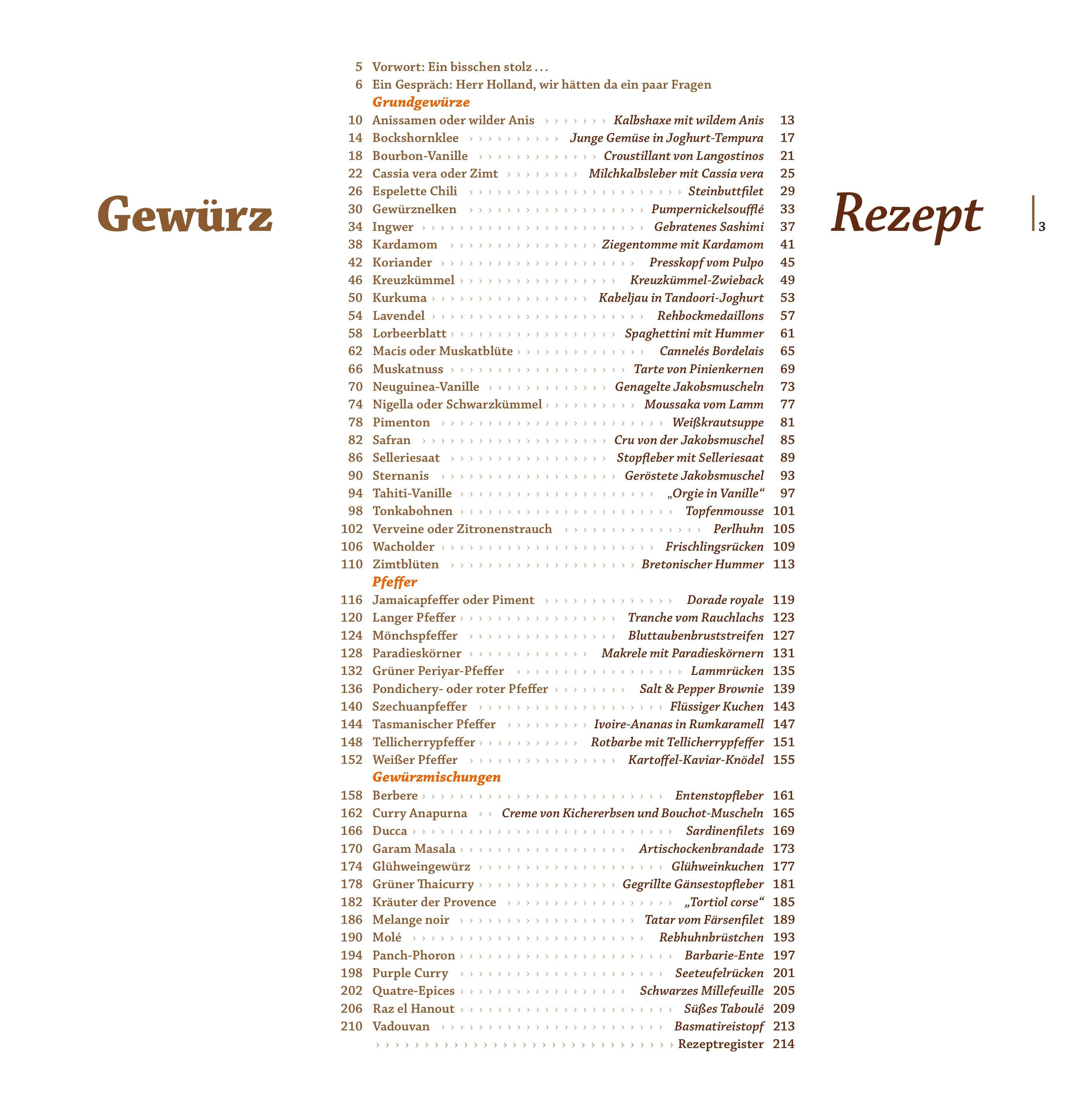 Beispielinhalt (Bild) Gewürze