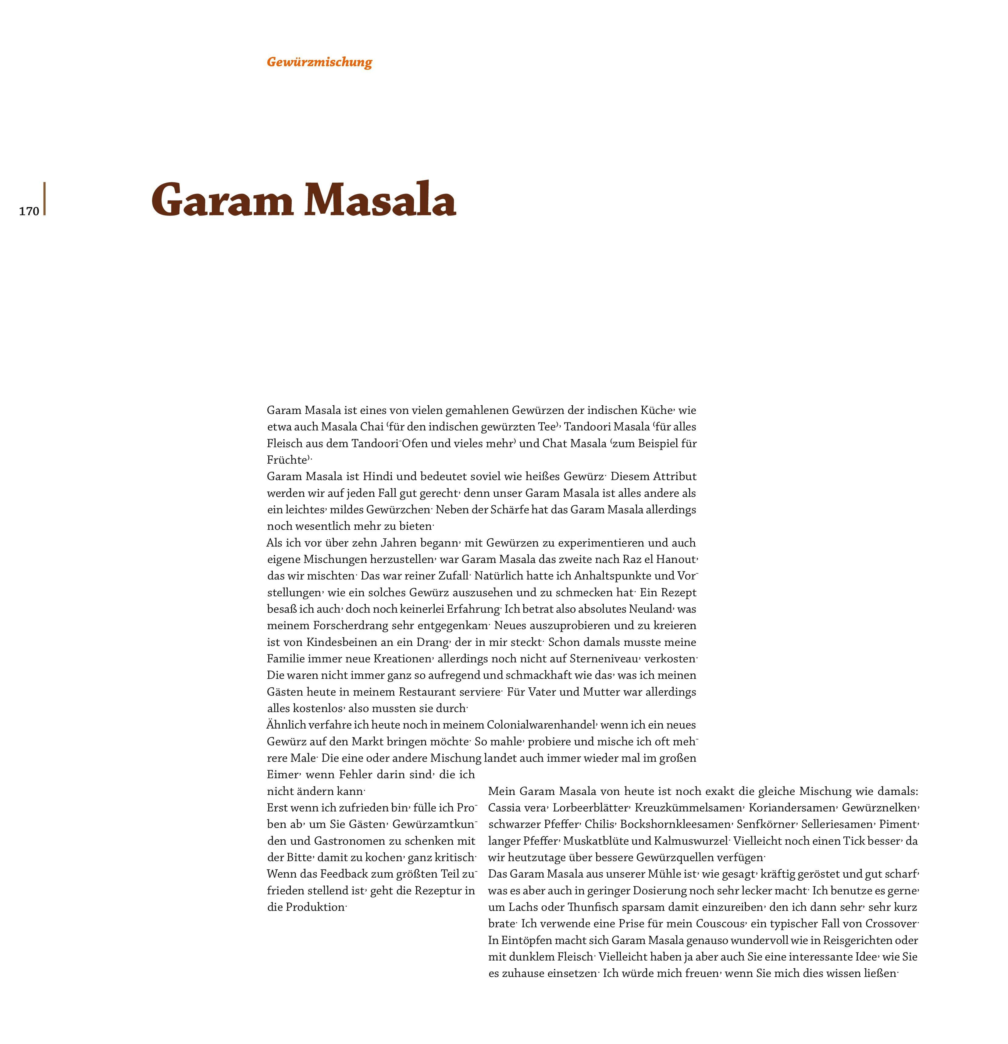 Beispielinhalt (Bild) Gewürze