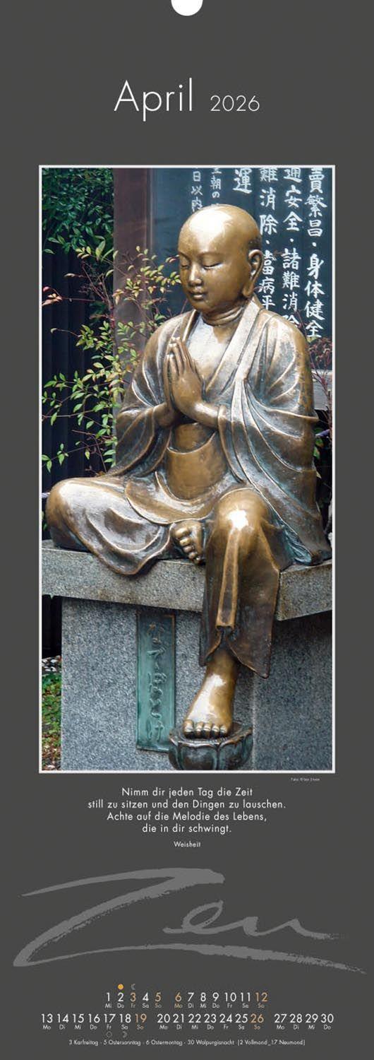Beispielinhalt (Bild) Zen-Kalender 2026