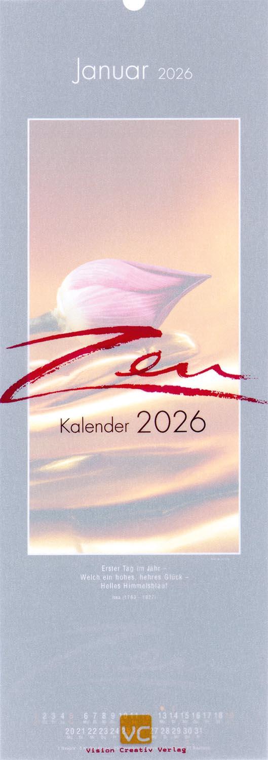 Vorderes Coverbild Zen-Kalender 2026