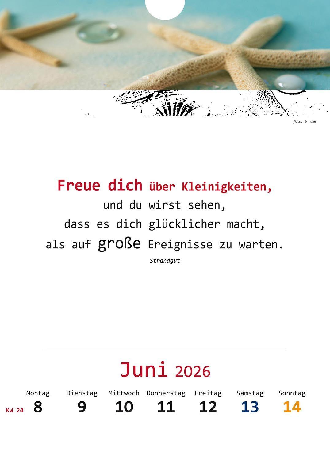 Beispielinhalt (Bild) Ich-Kalender 2026