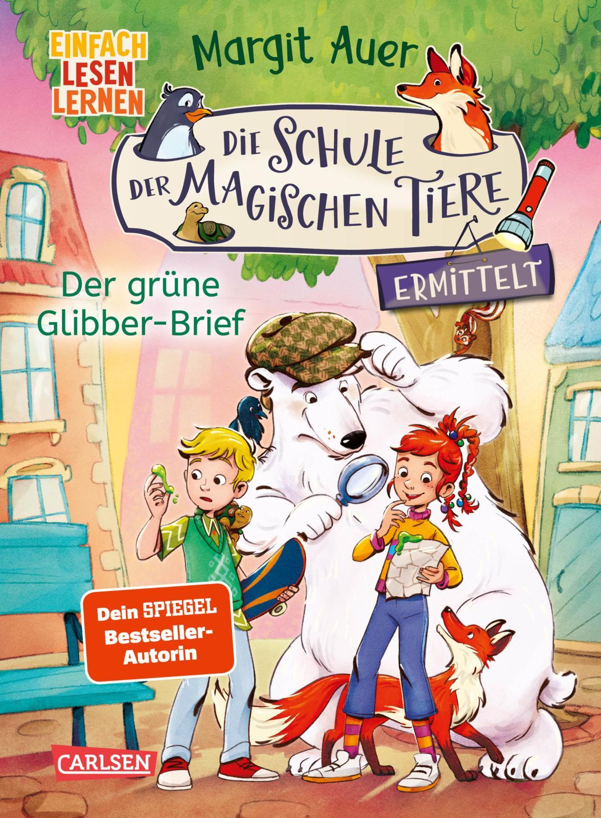 Vorderes Coverbild Die Schule der magischen Tiere ermittelt Neuausgabe 1: Der grüne Glibber-Brief