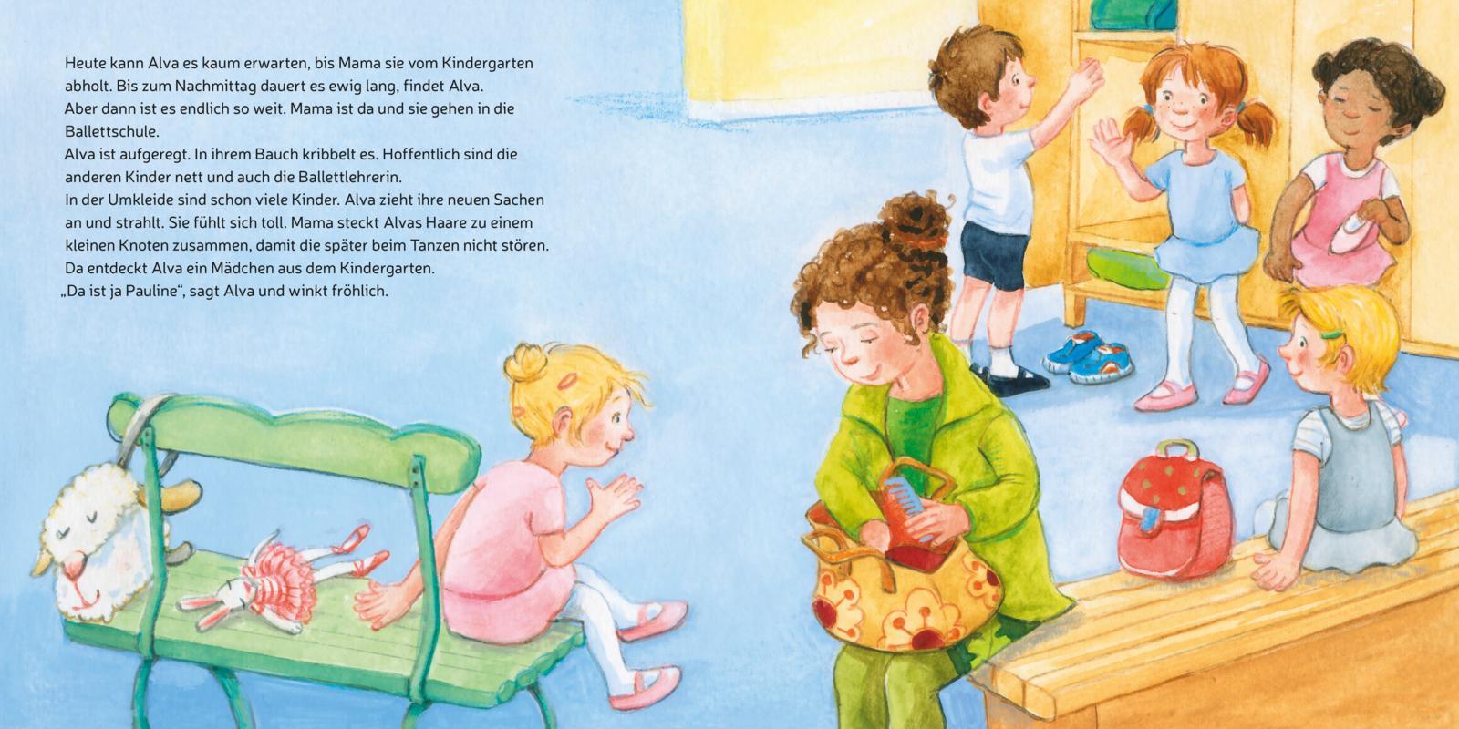 Beispielinhalt (Bild) LESEMAUS 27: Alva tanzt Ballett