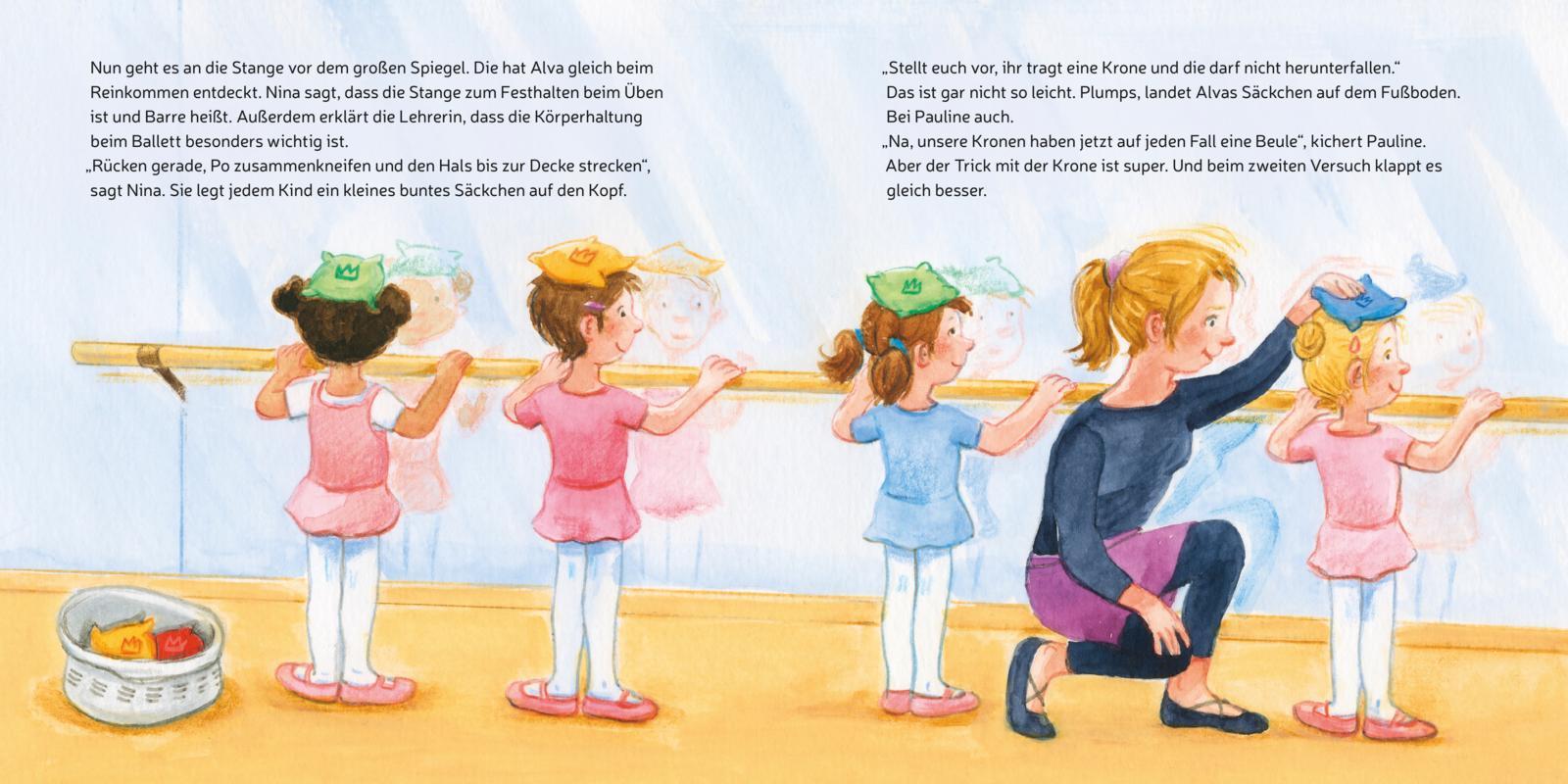 Beispielinhalt (Bild) LESEMAUS 27: Alva tanzt Ballett