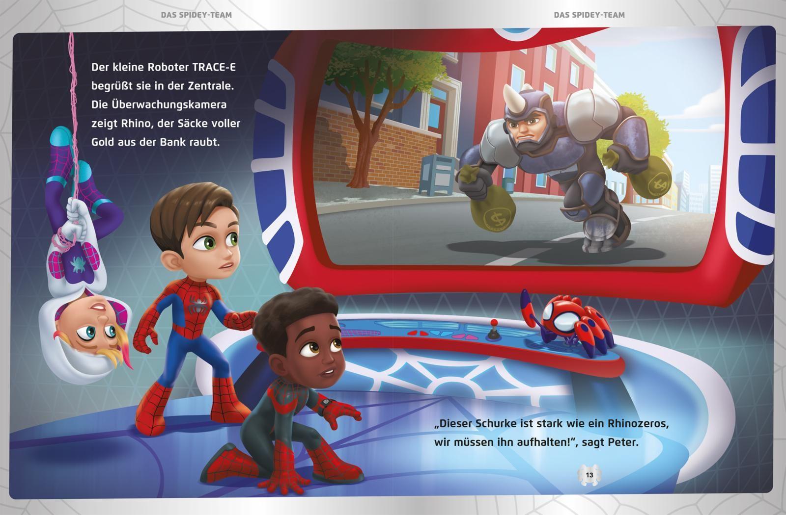 Beispielinhalt (Bild) Marvel: Das große silberne Spidey-Buch