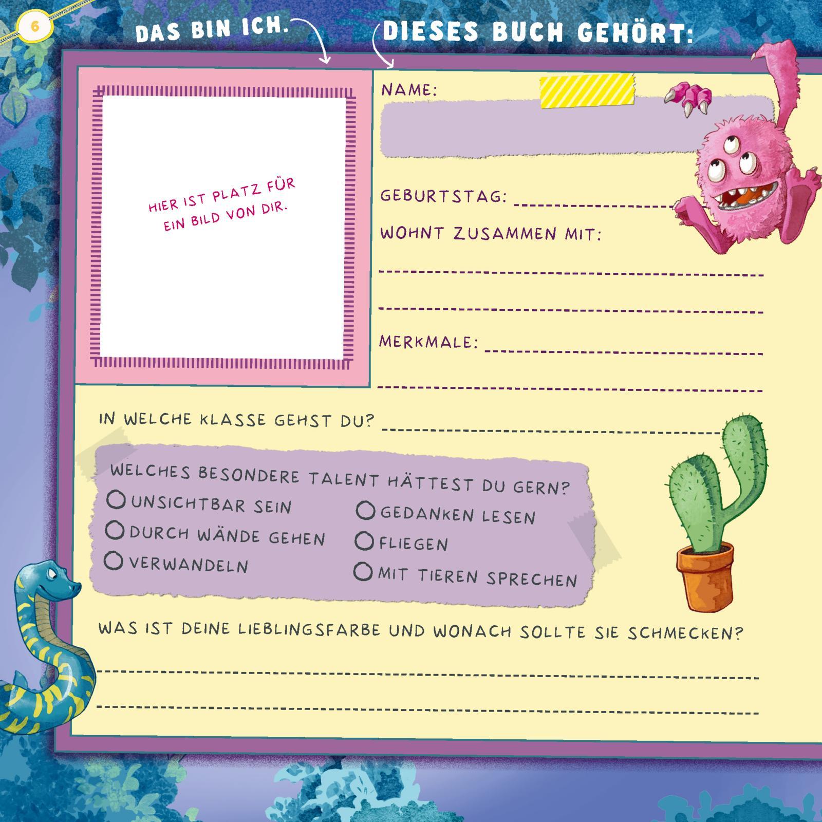 Beispielinhalt (Bild) School of Talents: Freundschaftsbuch