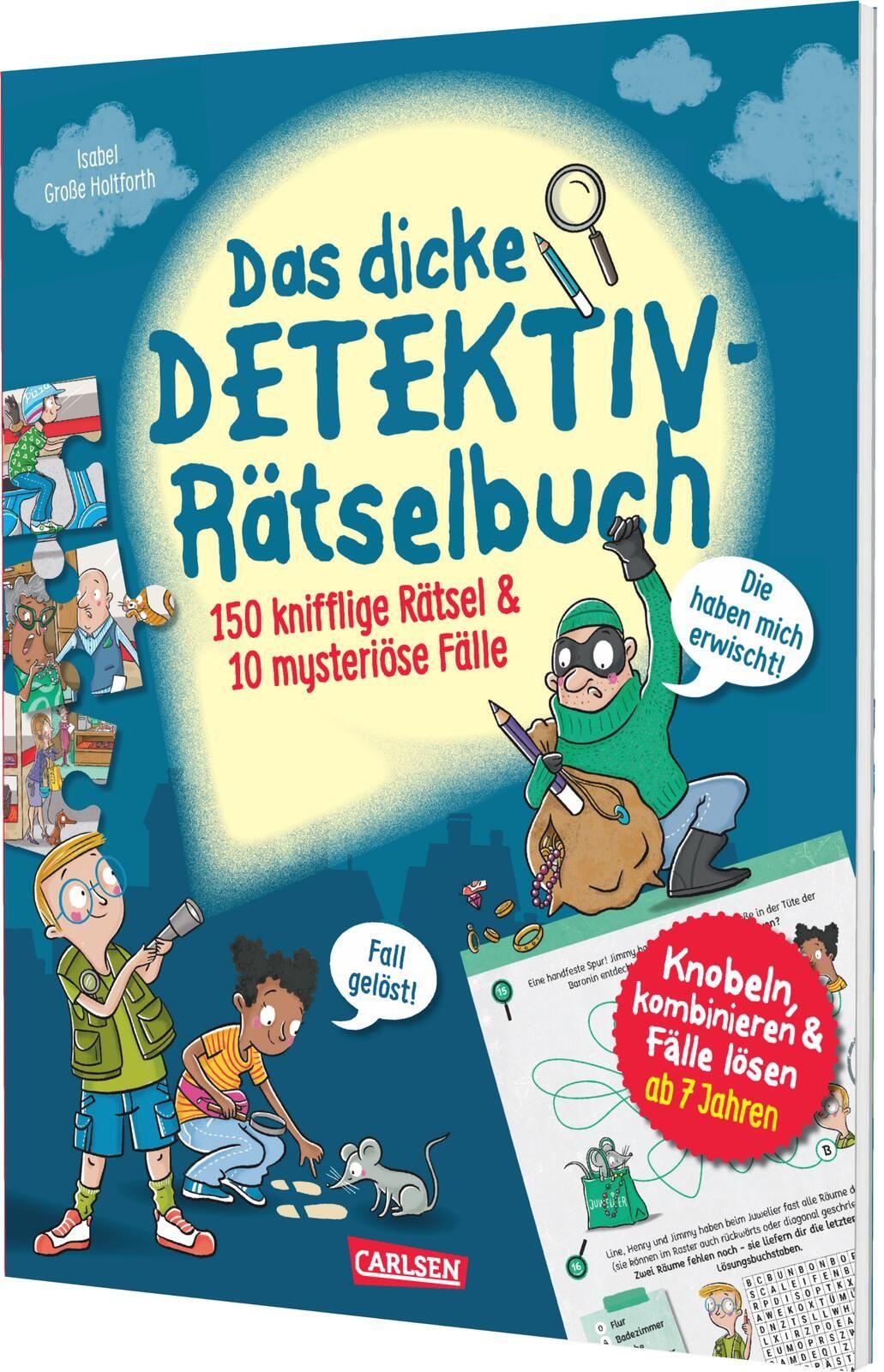 Vorderes Coverbild Das dicke Detektiv-Rätselbuch