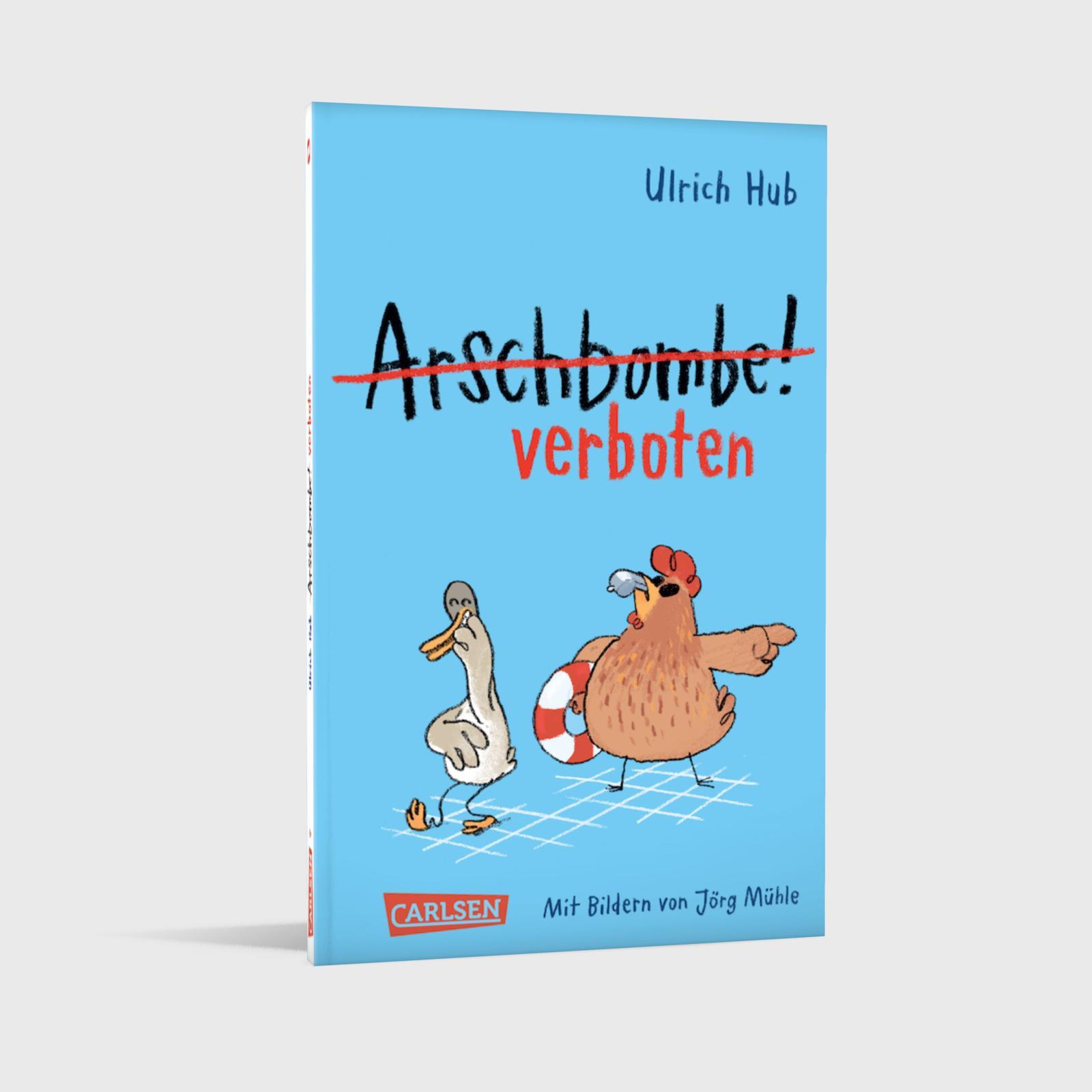 Beispielinhalt (Bild) Arschbombe verboten