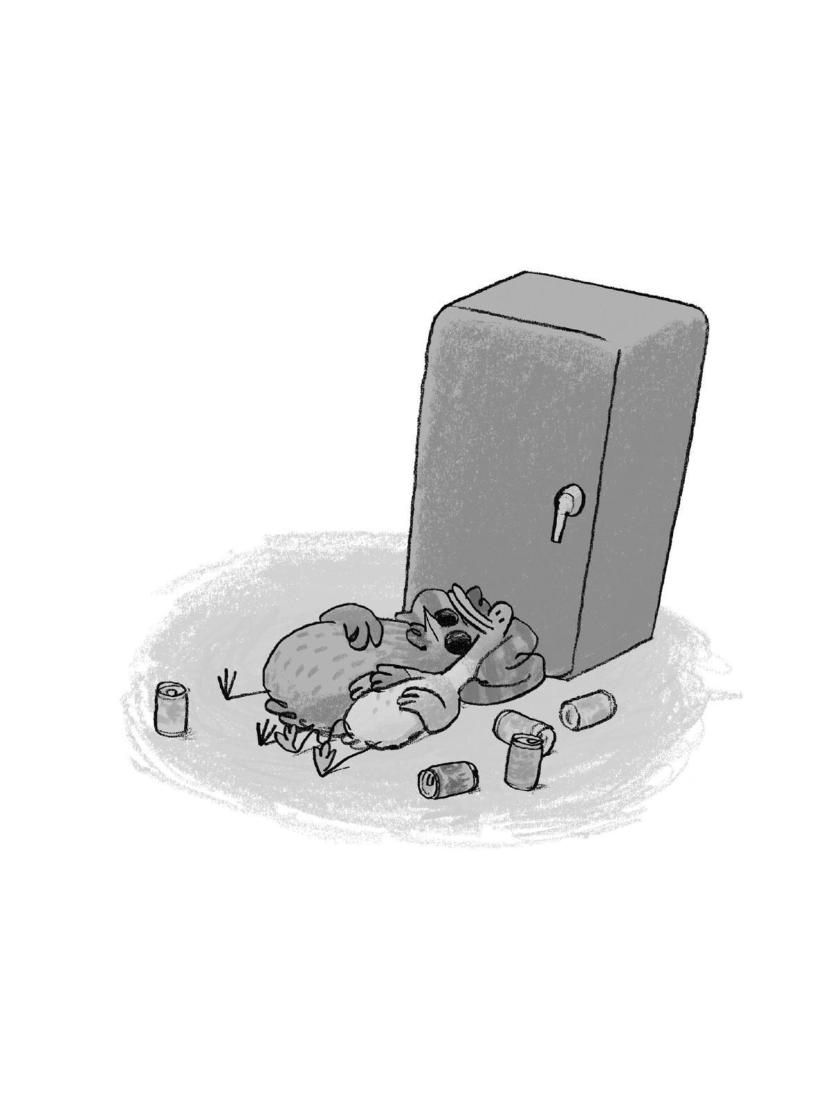 Beispielinhalt (Bild) Arschbombe verboten