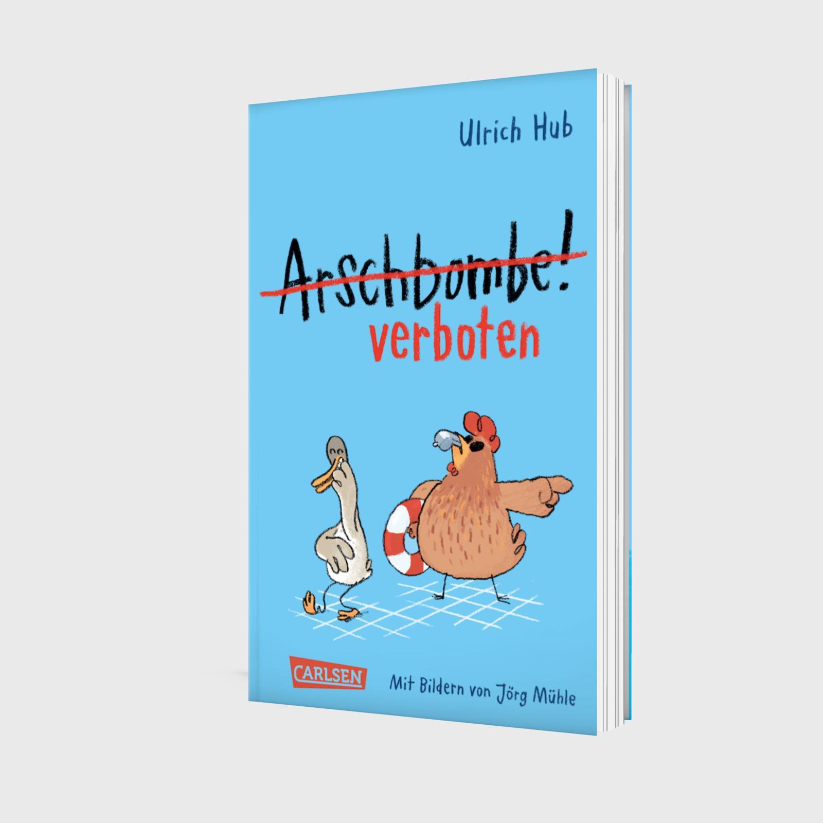 Beispielinhalt (Bild) Arschbombe verboten