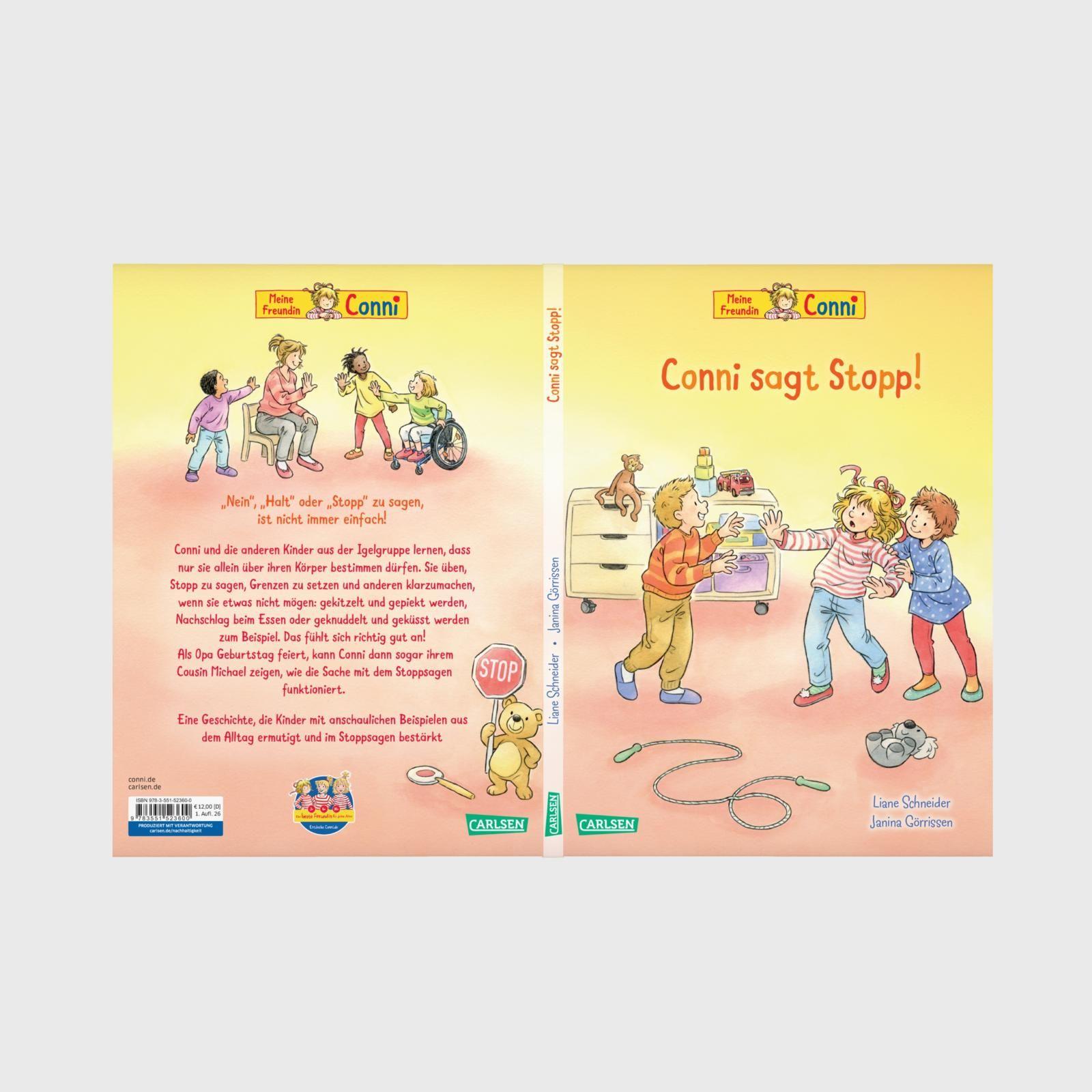 Beispielinhalt (Bild) Conni-Bilderbücher: Conni sagt Stopp!