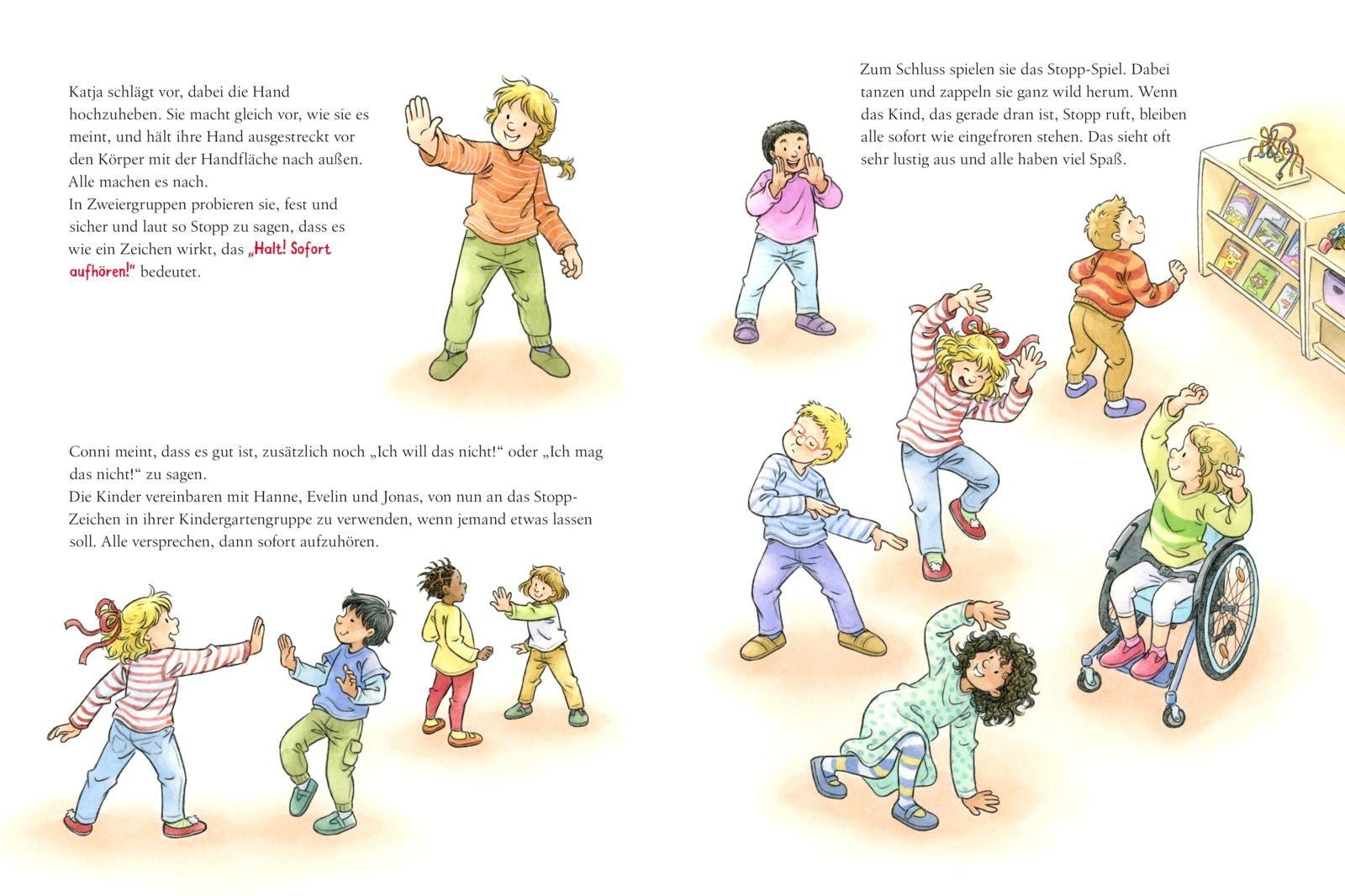 Beispielinhalt (Bild) Conni-Bilderbücher: Conni sagt Stopp!
