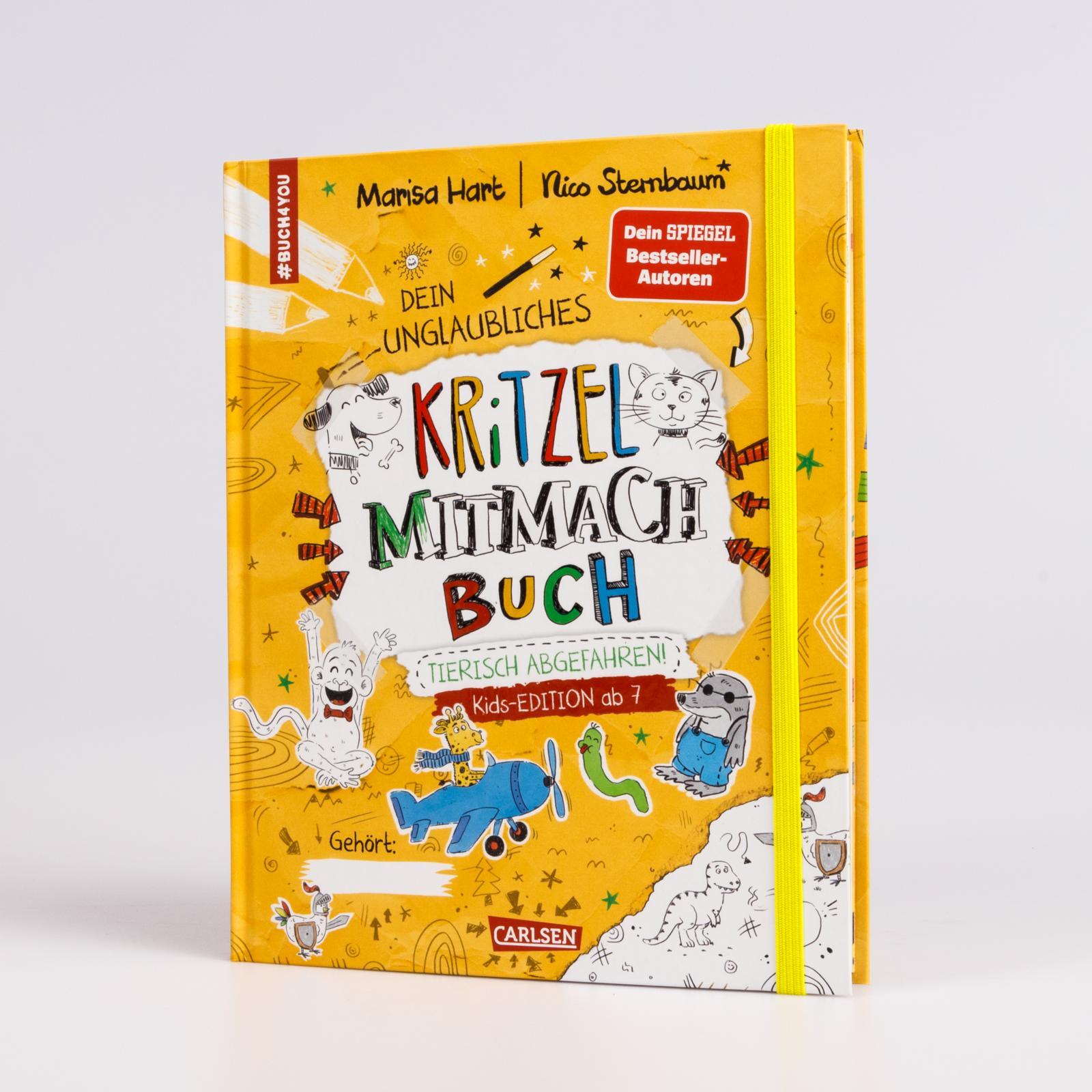 Beispielinhalt (Bild) #buch4you: Dein unglaubliches Kritzel-Mitmach-Buch