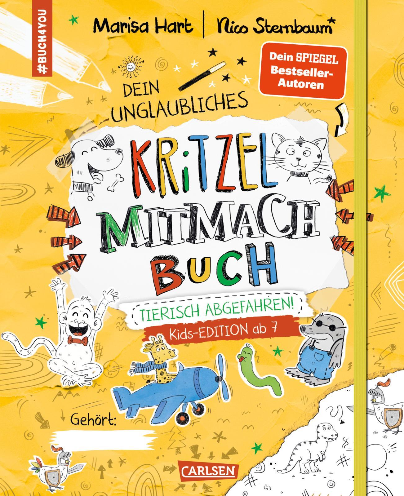 Vorderes Coverbild #buch4you: Dein unglaubliches Kritzel-Mitmach-Buch