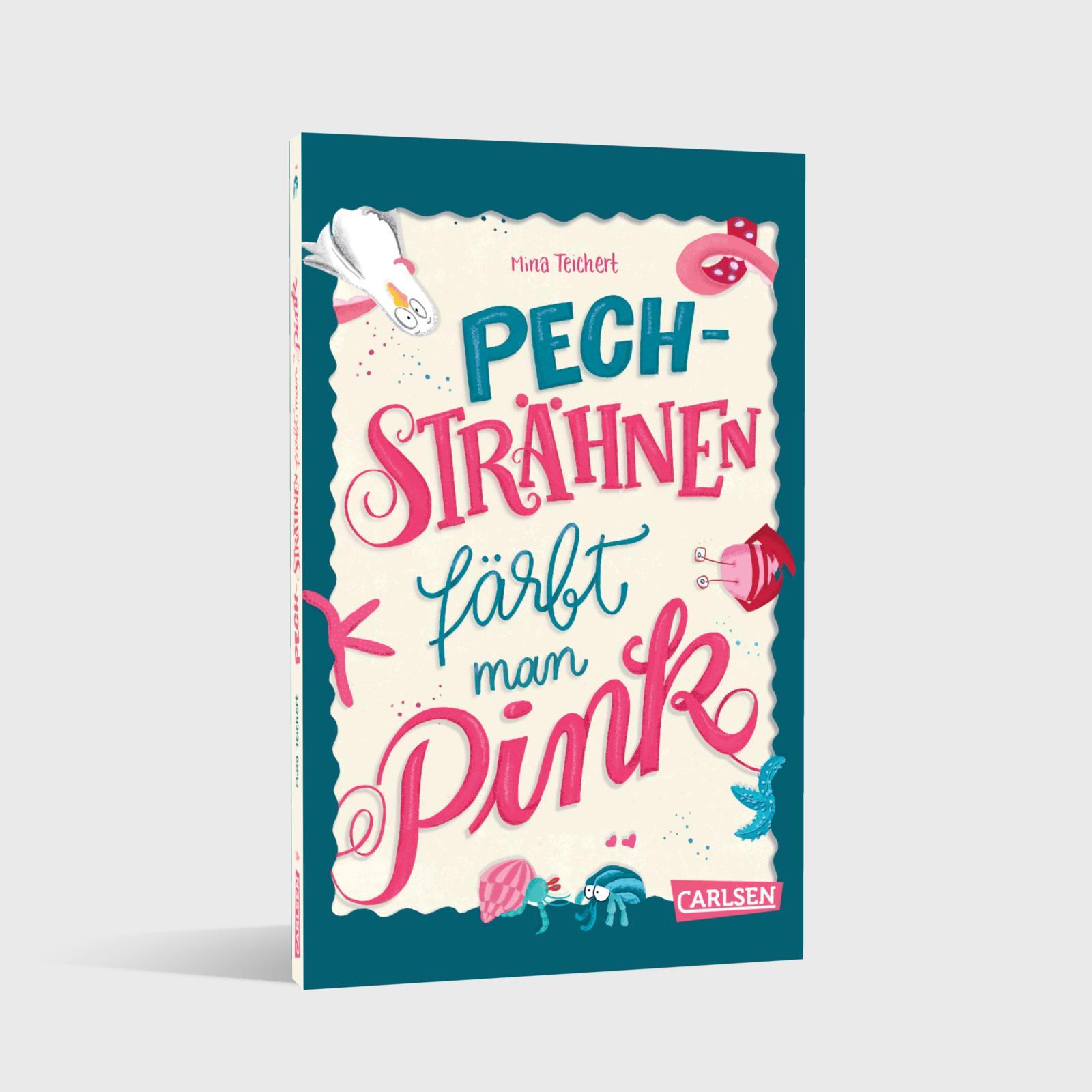 Beispielinhalt (Bild) Pechsträhnen färbt man pink