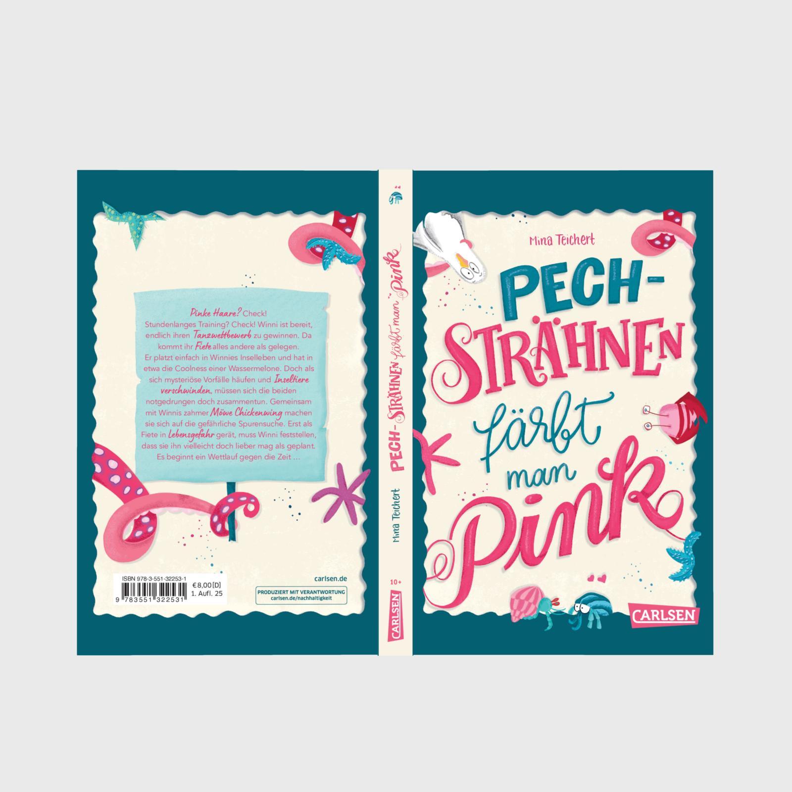 Beispielinhalt (Bild) Pechsträhnen färbt man pink