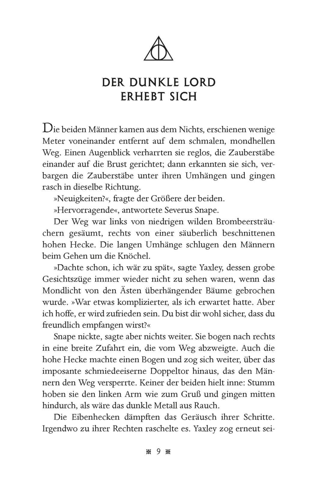 Beispielinhalt (Bild) Harry Potter und die Heiligtümer des Todes (Harry Potter 7)
