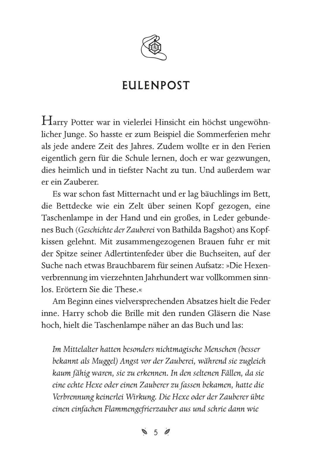Beispielinhalt (Bild) Harry Potter und der Gefangene von Askaban (Harry Potter 3)