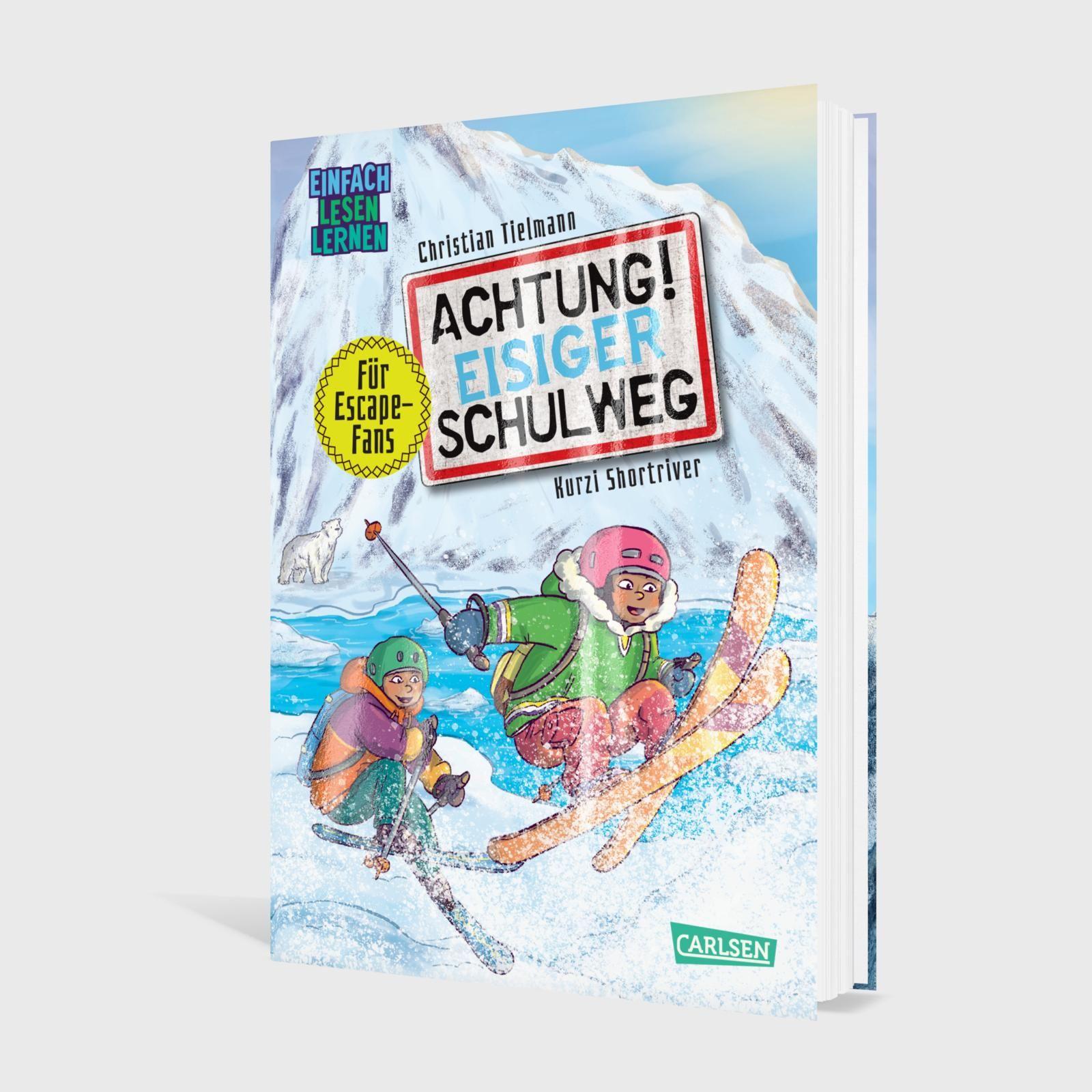 Beispielinhalt (Bild) Achtung!: Eisiger Schulweg
