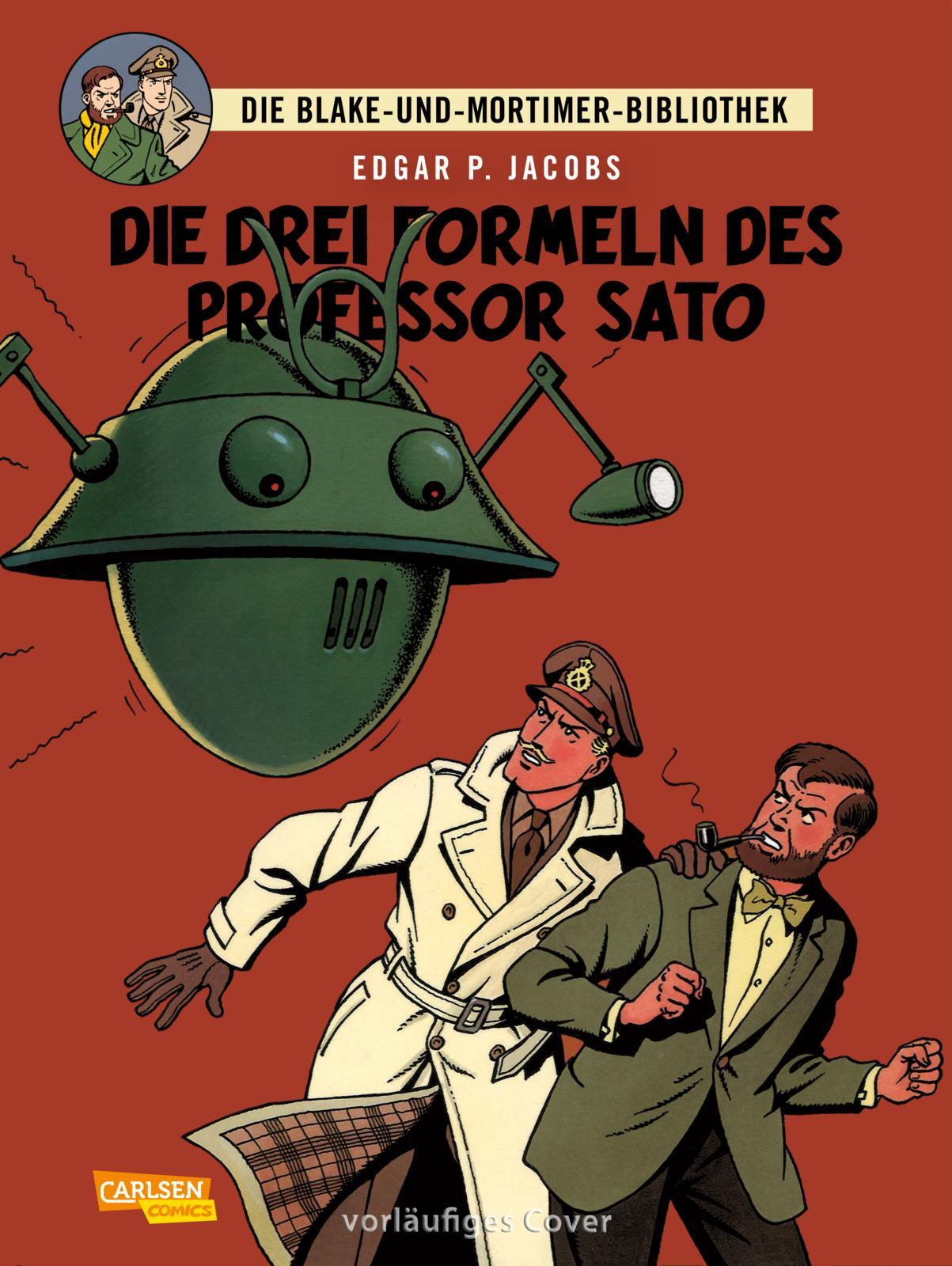 Vorderes Coverbild Blake und Mortimer Bibliothek 8: Die drei Formeln des Professor Sato
