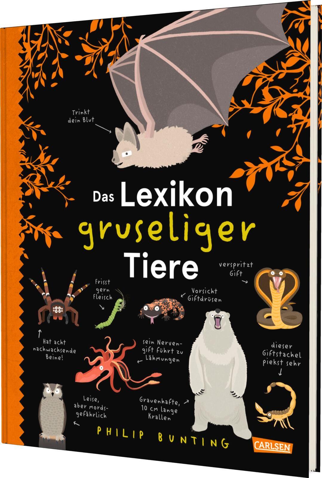 Vorderes Coverbild Das Lexikon gruseliger Tiere