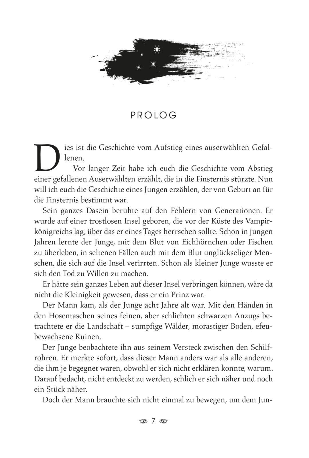 Beispielinhalt (Bild) The Fallen and the Kiss of Dusk (Crowns of Nyaxia 4)