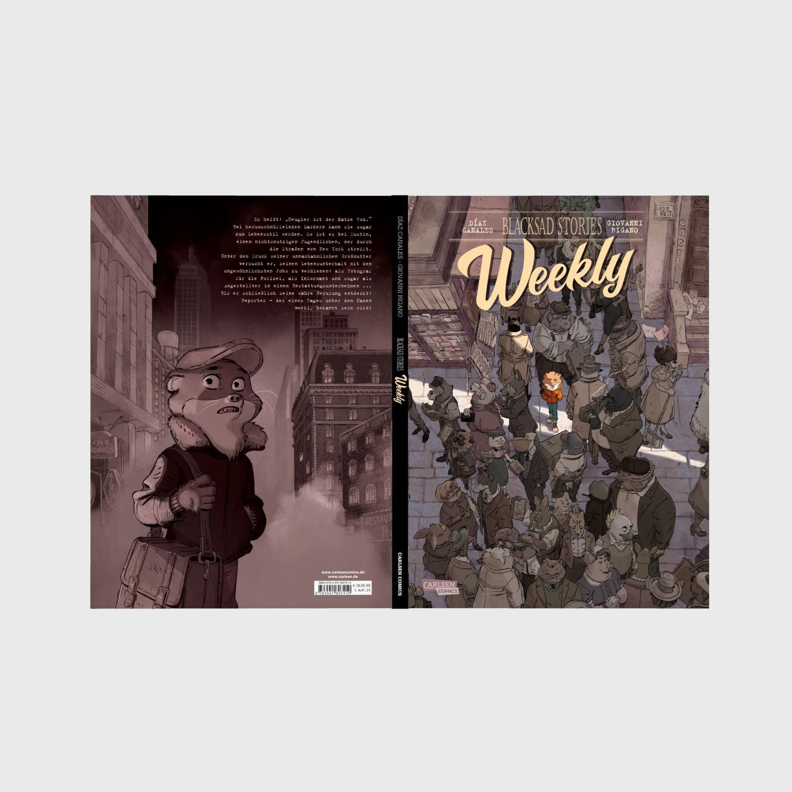 Beispielinhalt (Bild) Blacksad Stories