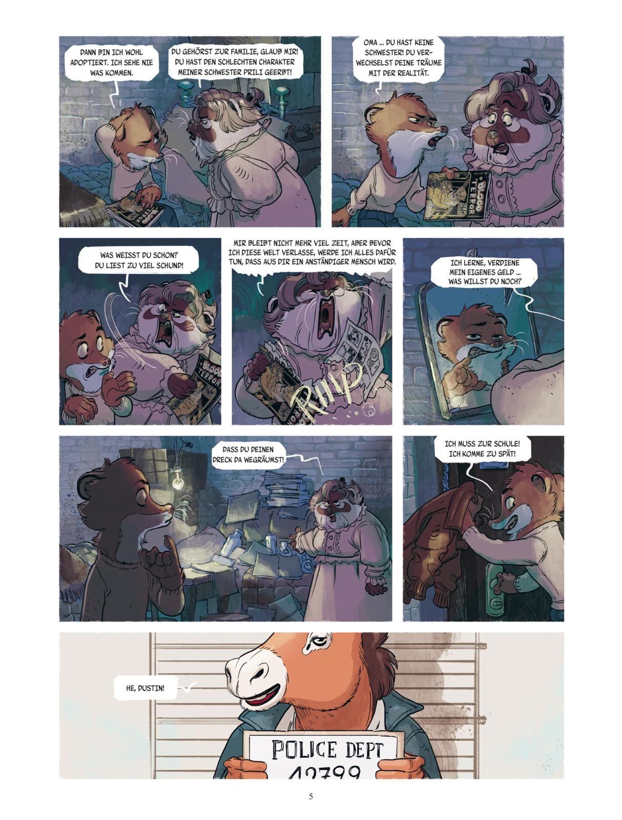 Beispielinhalt (Bild) Blacksad Stories