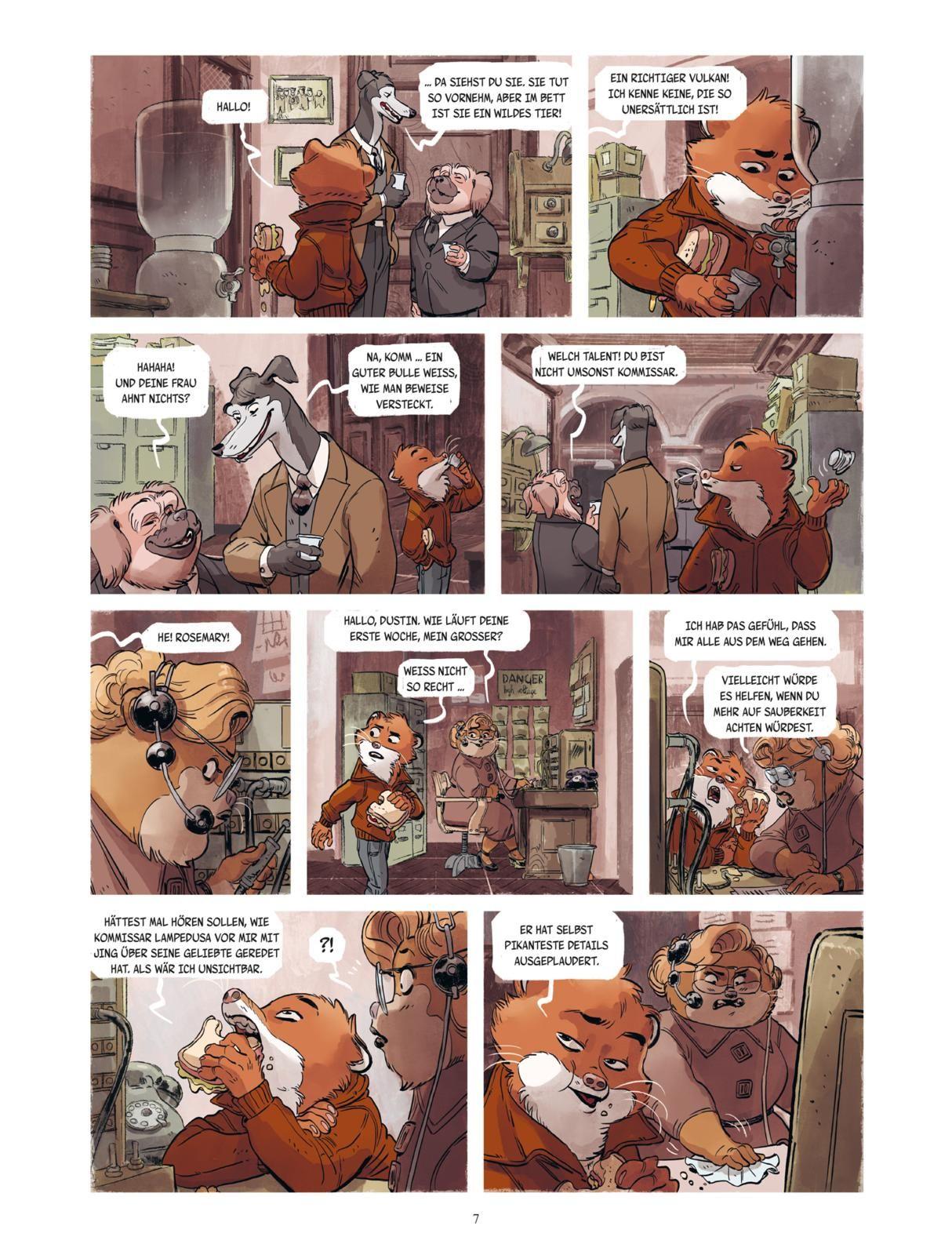 Beispielinhalt (Bild) Blacksad Stories