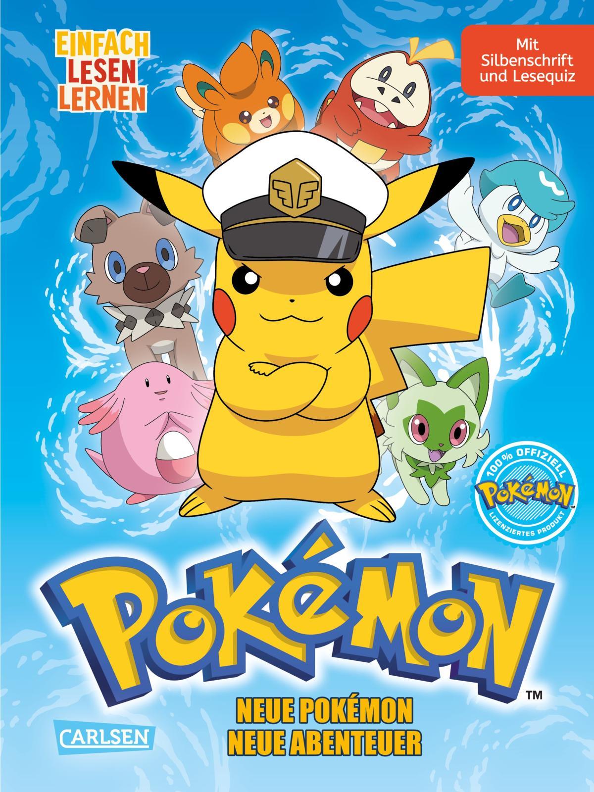 Vorderes Coverbild Pokémon Erstlesebuch: Pokémon Erstlesebuch: Neue Pokémon, neue Abenteuer