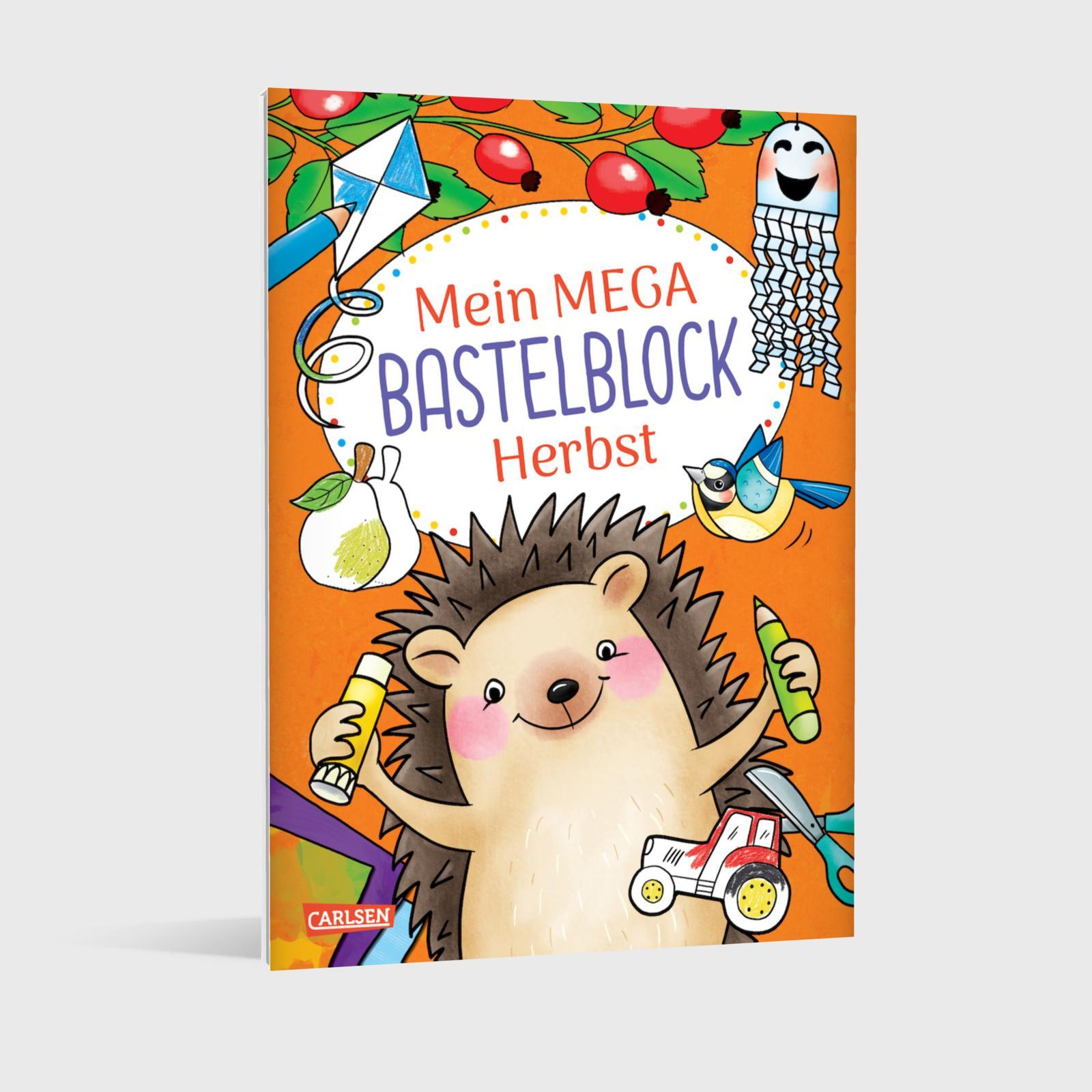 Beispielinhalt (Bild) Mein MEGA Bastelblock: Herbst