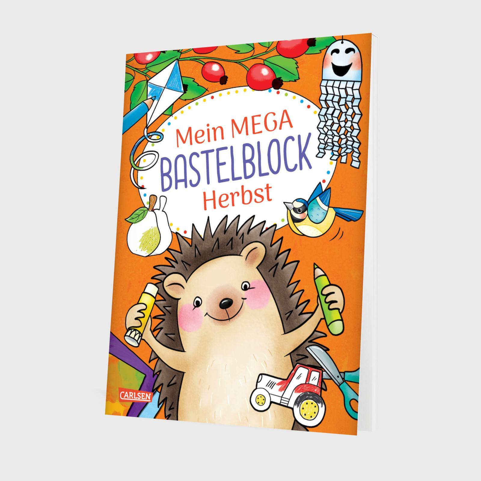 Beispielinhalt (Bild) Mein MEGA Bastelblock: Herbst