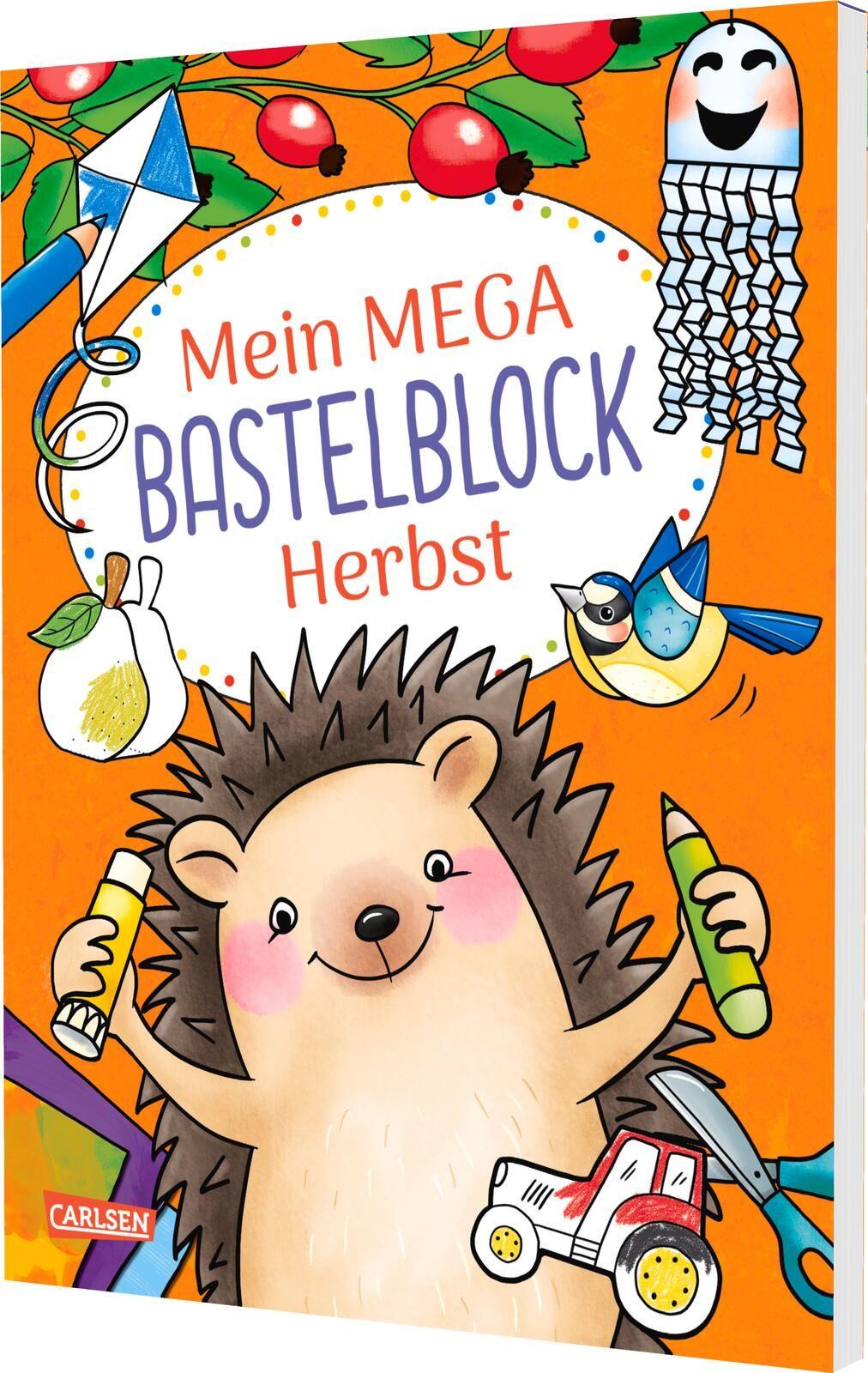 Vorderes Coverbild Mein MEGA Bastelblock: Herbst