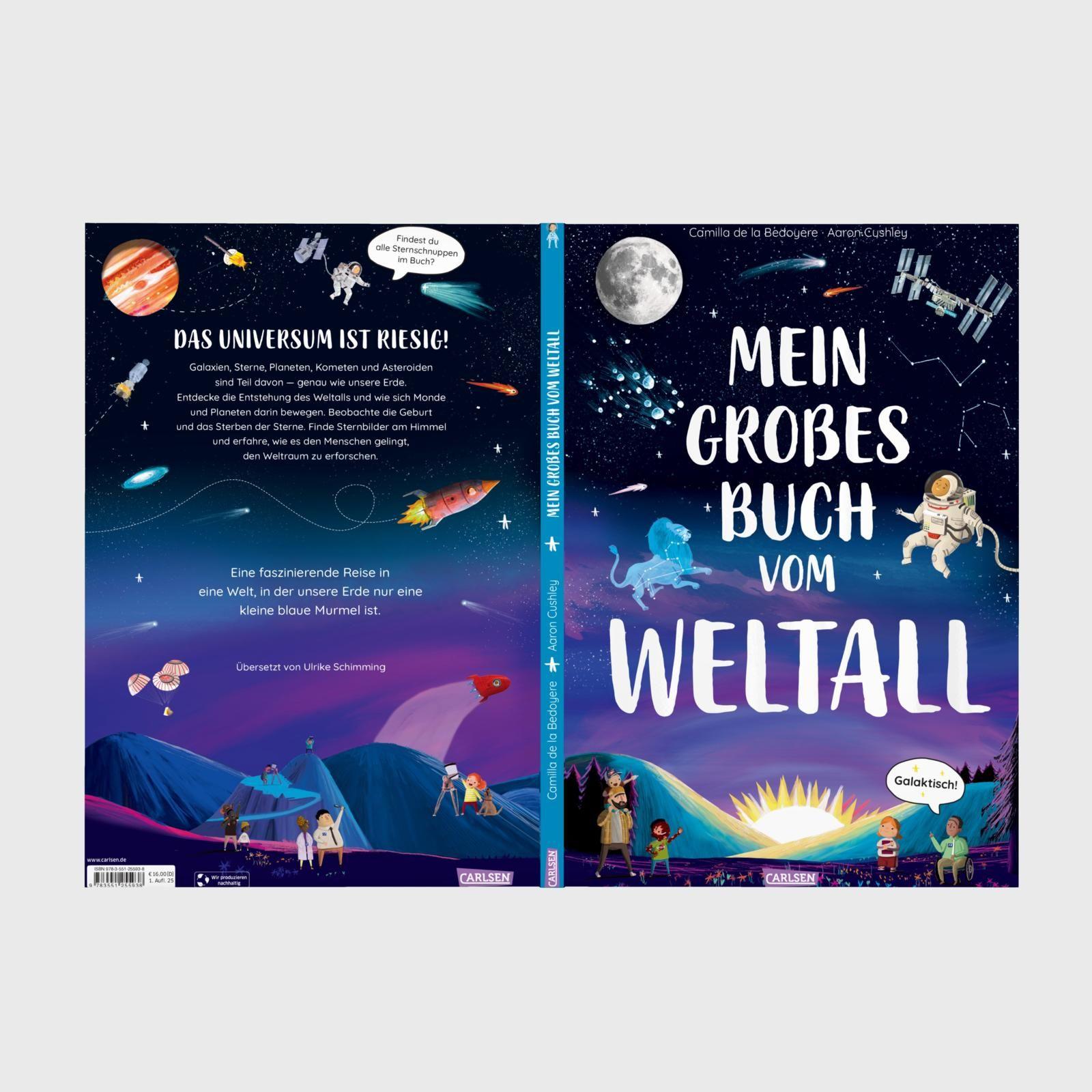 Beispielinhalt (Bild) Mein großes Buch vom Weltall