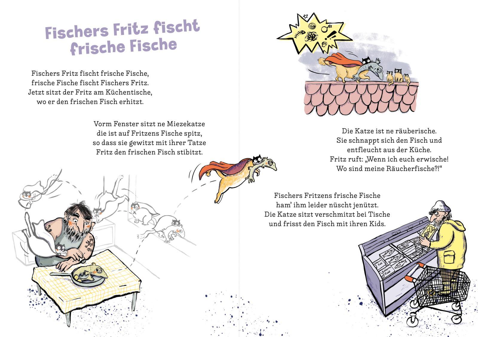 Beispielinhalt (Bild) In Barbaras Rhabarberbar wird niemals der Rhabarber rar