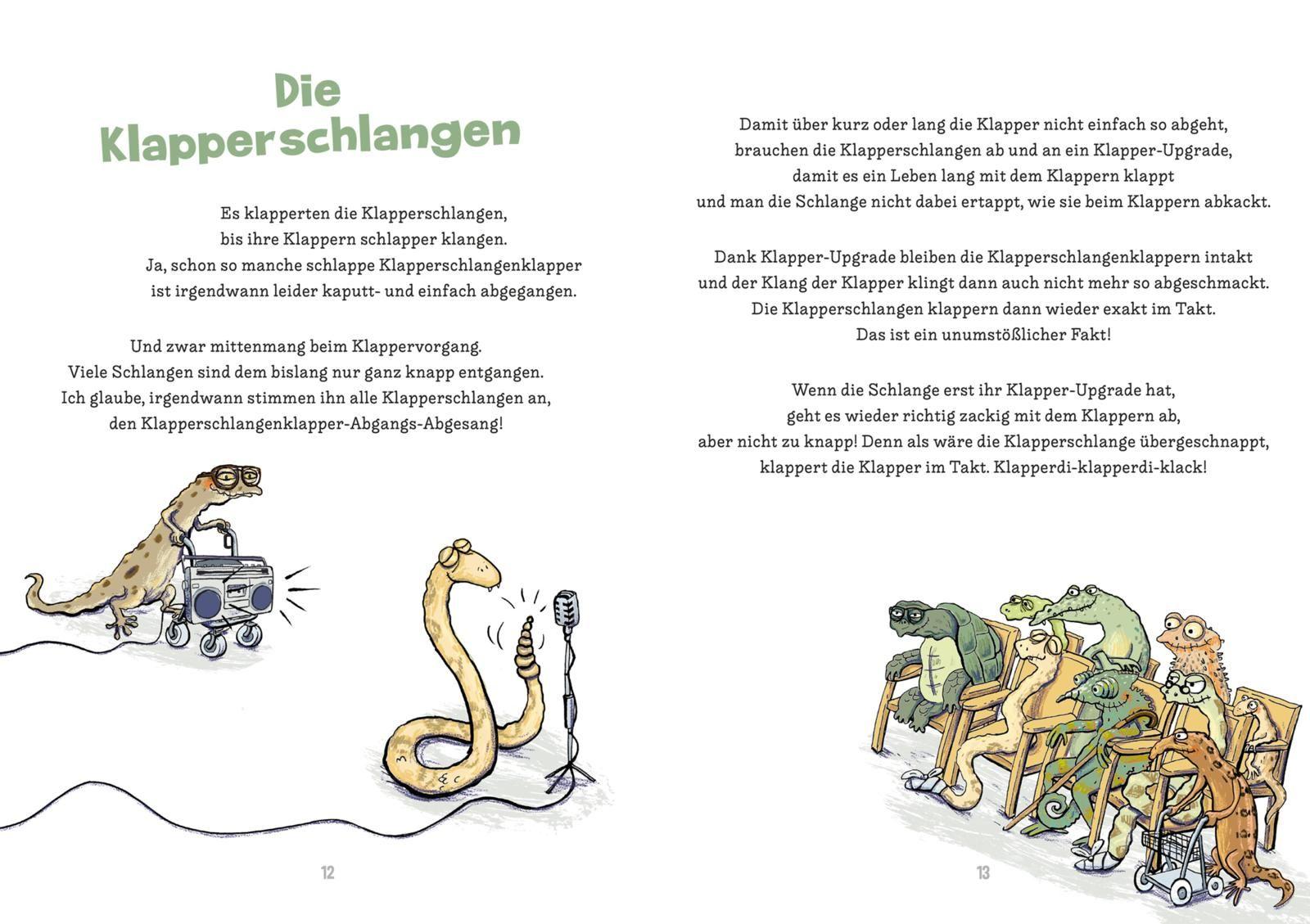 Beispielinhalt (Bild) In Barbaras Rhabarberbar wird niemals der Rhabarber rar