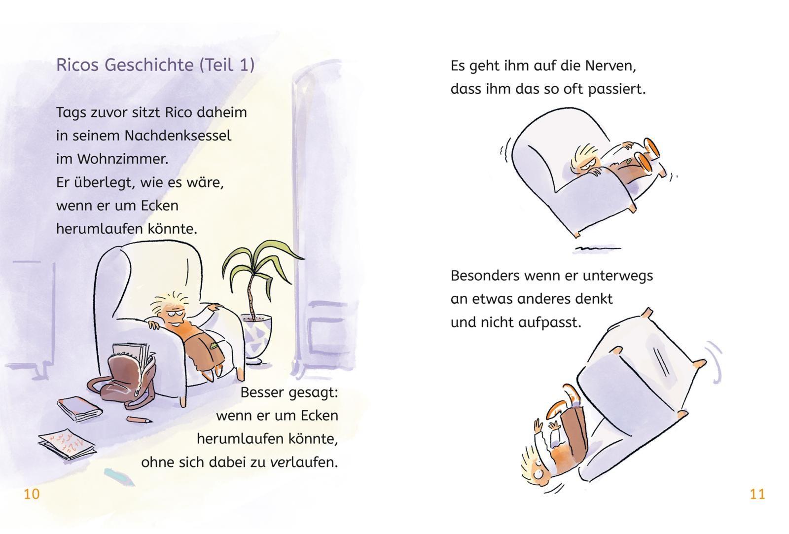 Beispielinhalt (Bild) Rico und die Gewittertaube