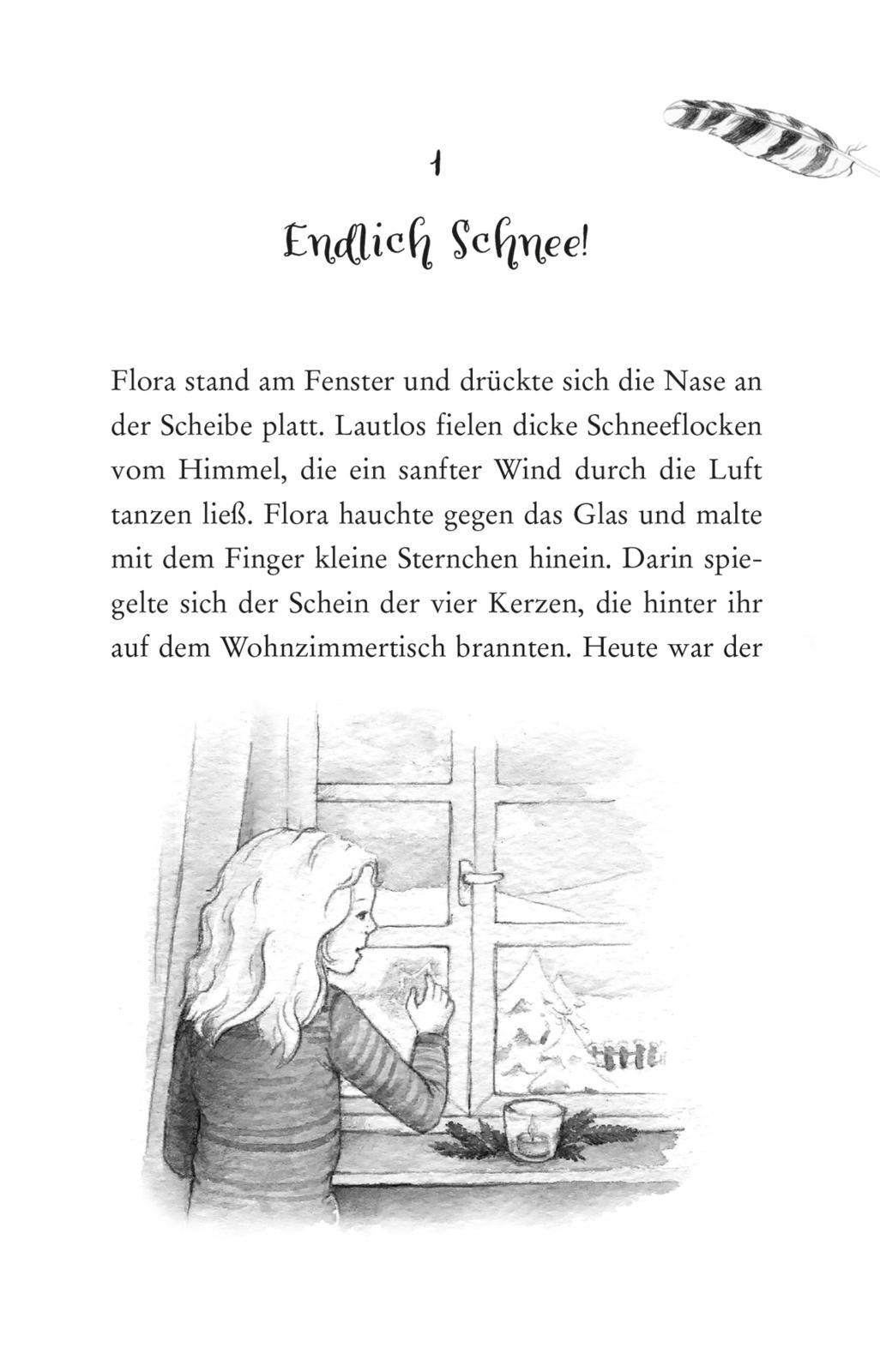 Beispielinhalt (Bild) Eulenzauber: Flora und das Weihnachtswunder