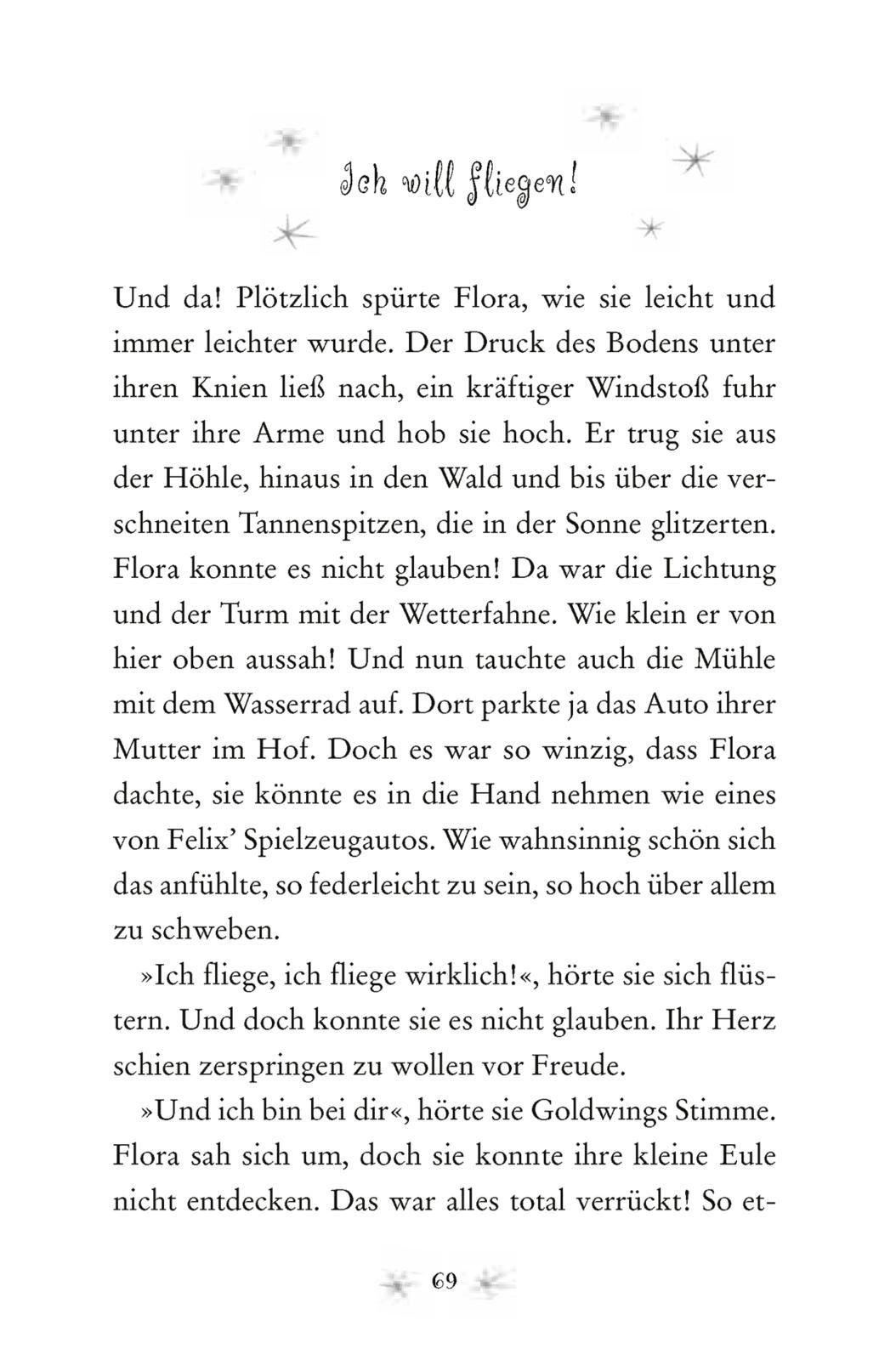 Beispielinhalt (Bild) Eulenzauber: Flora und das Weihnachtswunder