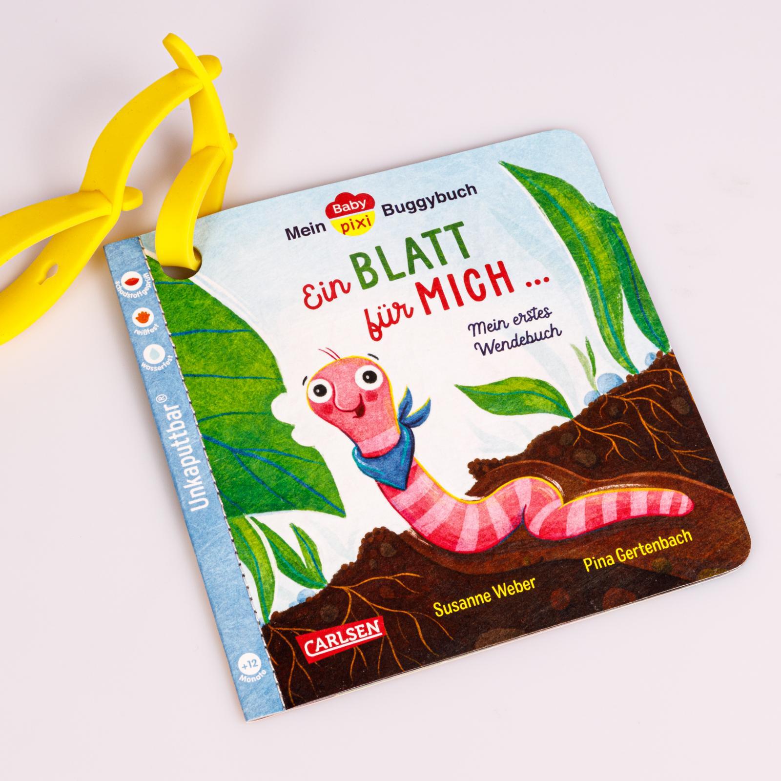 Beispielinhalt (Bild) Baby Pixi (unkaputtbar) 145: Mein Baby-Pixi-Buggybuch: Ein Blatt für mich - ein Blatt für dich