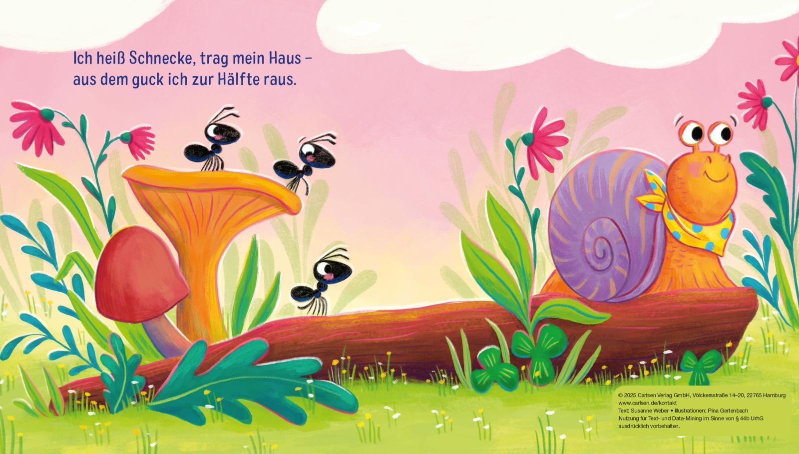 Beispielinhalt (Bild) Baby Pixi (unkaputtbar) 145: Mein Baby-Pixi-Buggybuch: Ein Blatt für mich - ein Blatt für dich