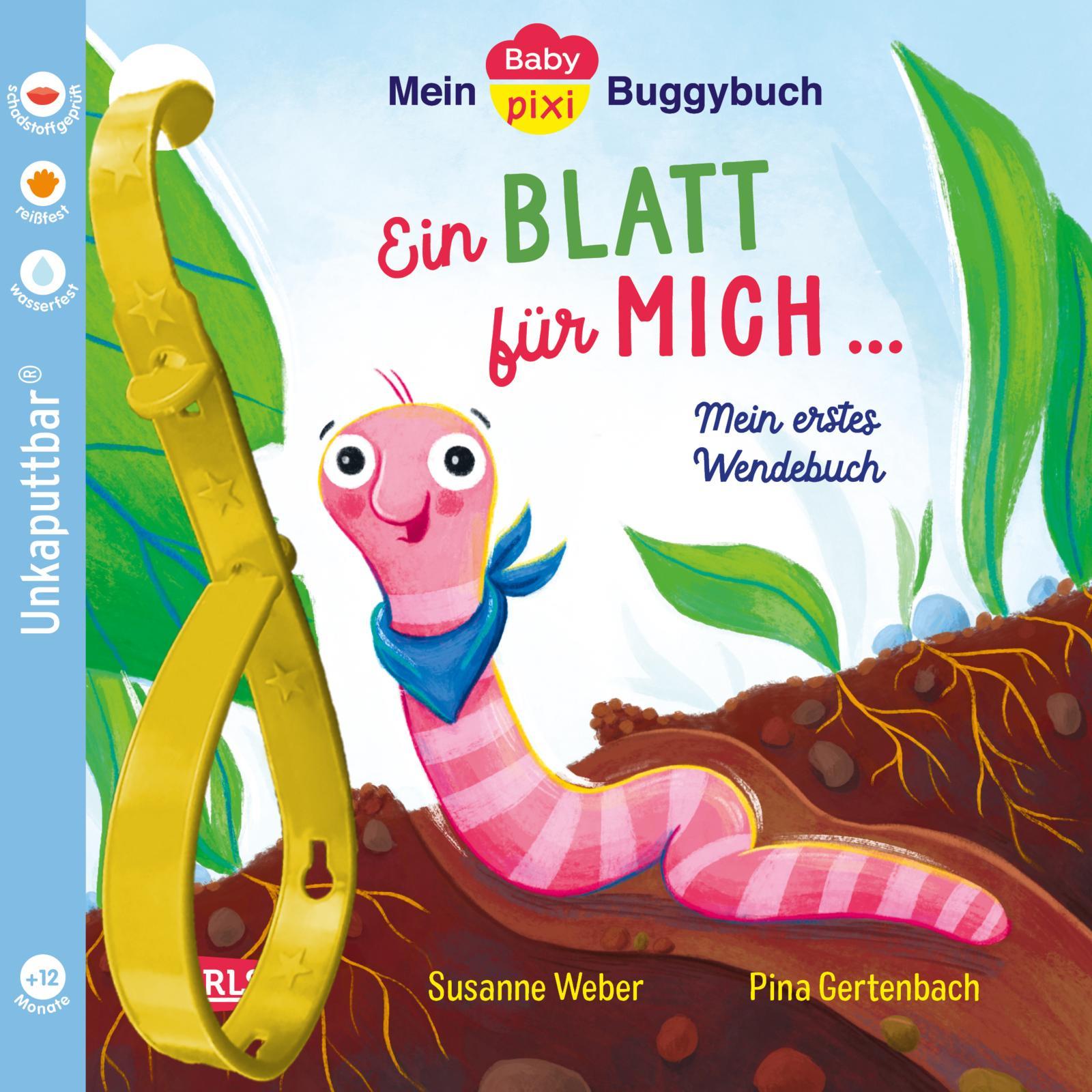 Vorderes Coverbild Baby Pixi (unkaputtbar) 145: Mein Baby-Pixi-Buggybuch: Ein Blatt für mich - ein Blatt für dich