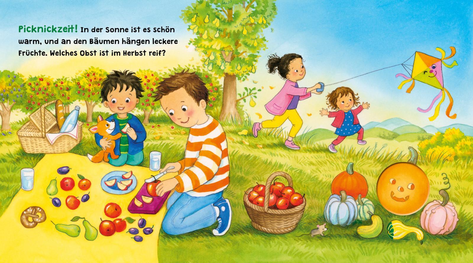 Beispielinhalt (Bild) Baby Pixi (unkaputtbar) 152: Mein Lieblingsbuch vom Herbst und Winter