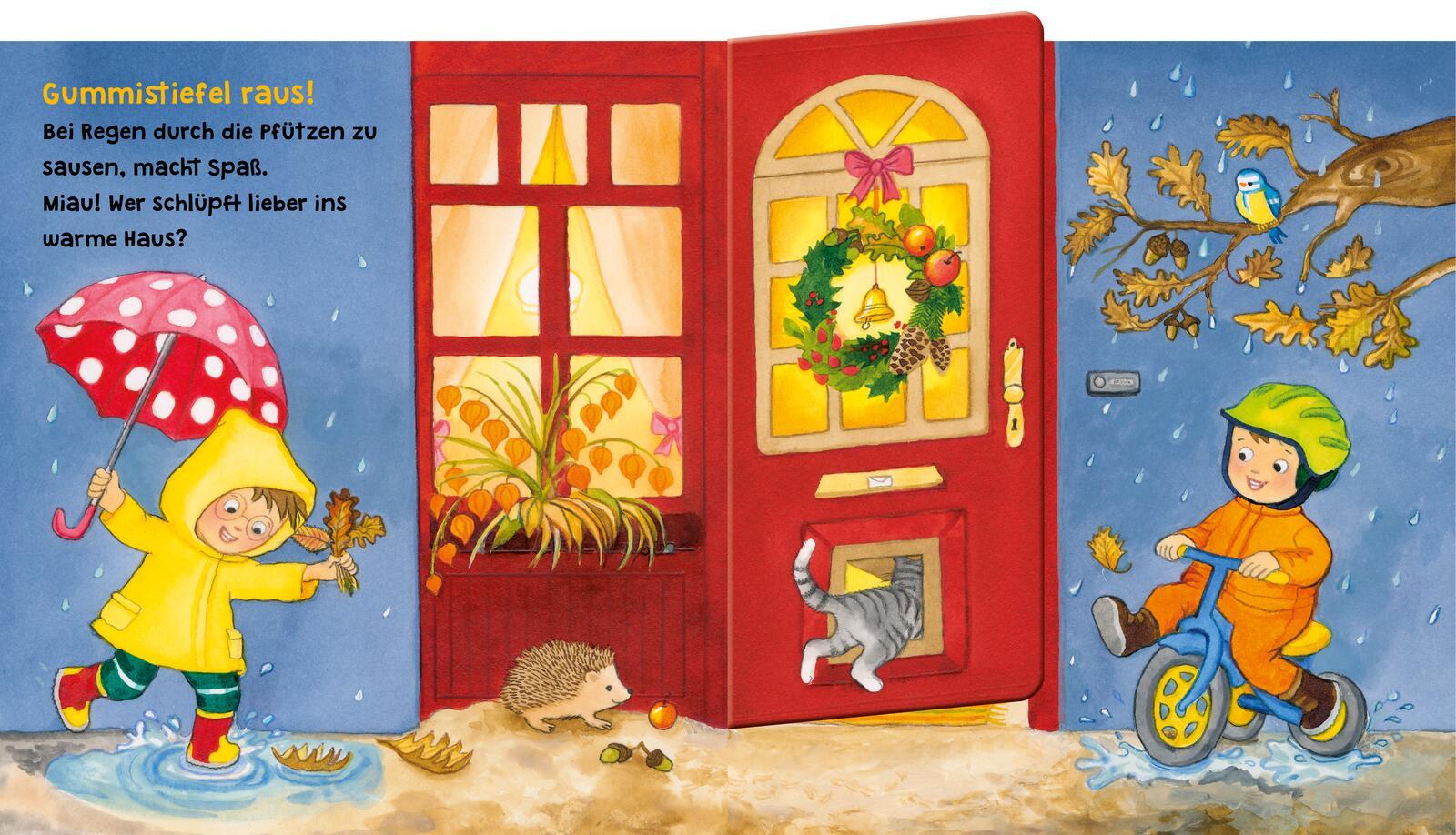 Beispielinhalt (Bild) Baby Pixi (unkaputtbar) 152: Mein Lieblingsbuch vom Herbst und Winter