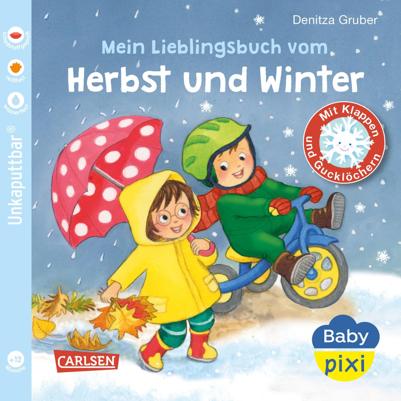 Vorderes Coverbild Baby Pixi (unkaputtbar) 152: Mein Lieblingsbuch vom Herbst und Winter
