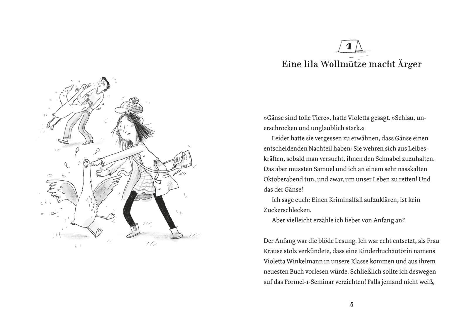 Beispielinhalt (Bild) Maggie Müller ermittelt - Ein gans furchterregender Fall