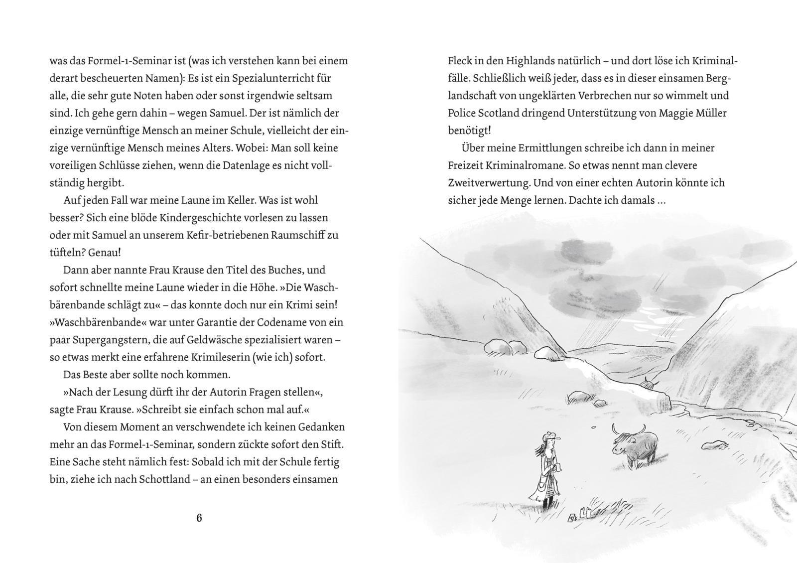 Beispielinhalt (Bild) Maggie Müller ermittelt - Ein gans furchterregender Fall