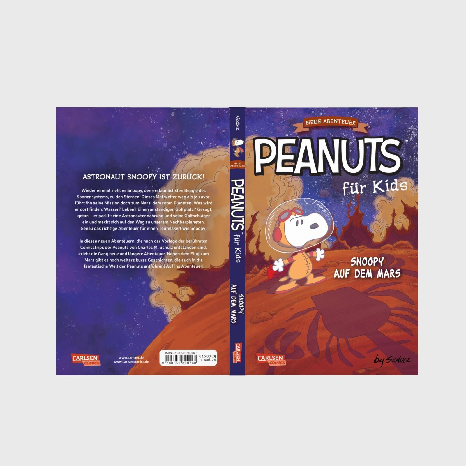 Beispielinhalt (Bild) Peanuts für Kids - Neue Abenteuer 6: Snoopy auf dem Mars