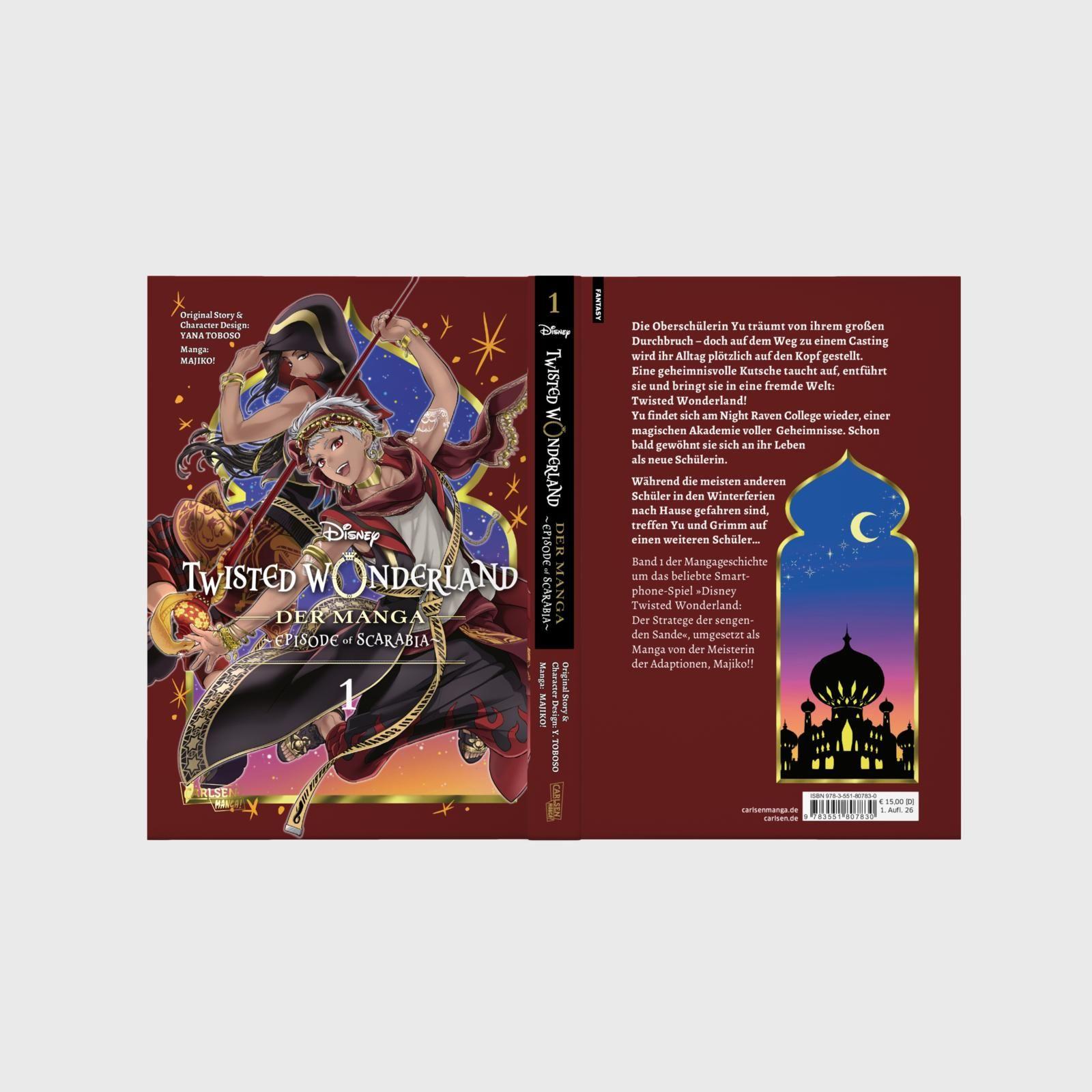 Beispielinhalt (Bild) Twisted Wonderland: Der Manga - Episode of Scarabia 1